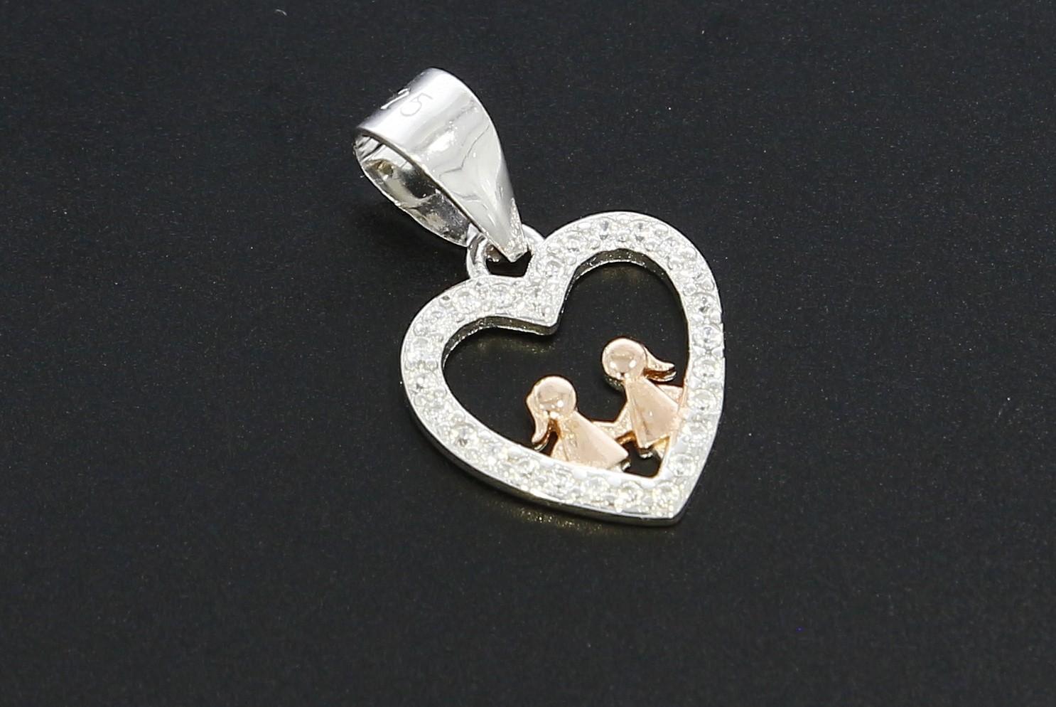 Tootefoto - Hõbe kulon 925* Süda