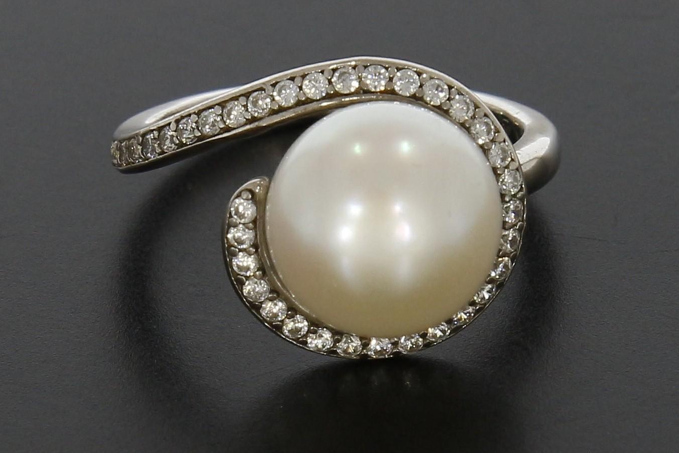 Tootefoto - Hõbesõrmus 925* Pärliga Gaura