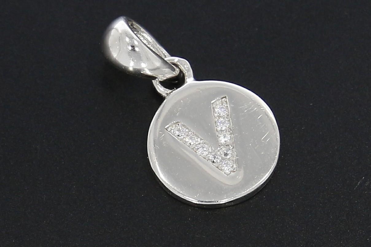 Tootefoto - Hõbe kulon 925* täht V