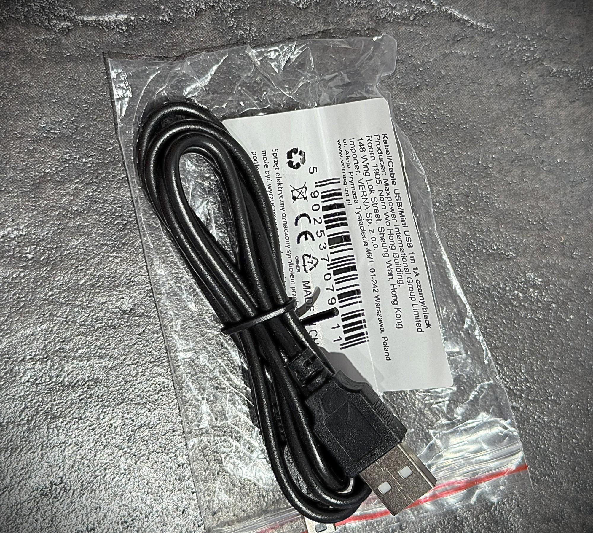 Tootefoto - Juhe USB -> mini USB 1A