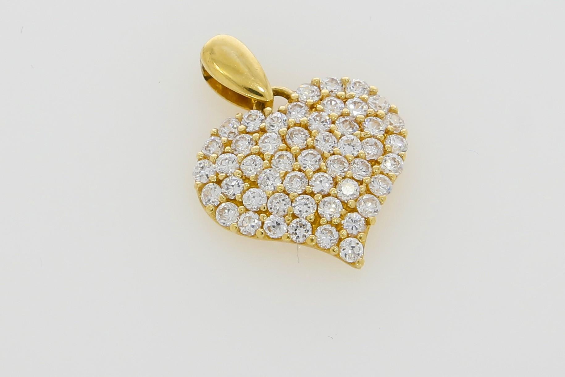 Tootefoto - Kuld kulon 585* Süda!