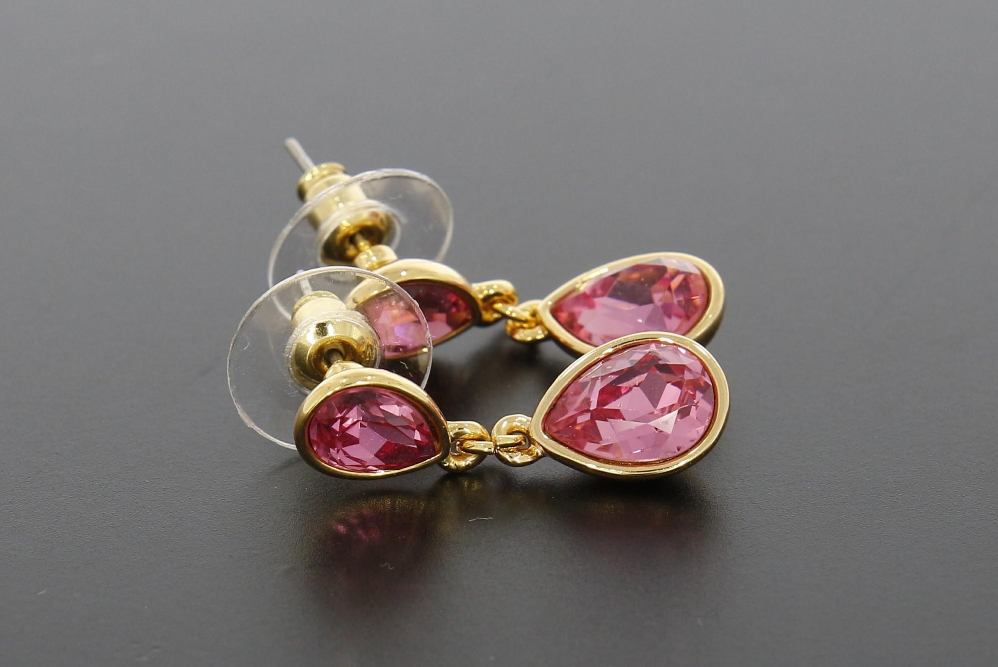 Tootefoto - Kõrvarõngad OiOi kaetud 18K kullaga Swarowski