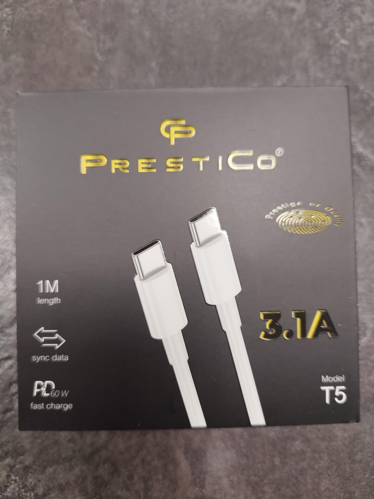 Tootefoto - PRESTICO T5 USB Type-C - USB Type-C PD Valge