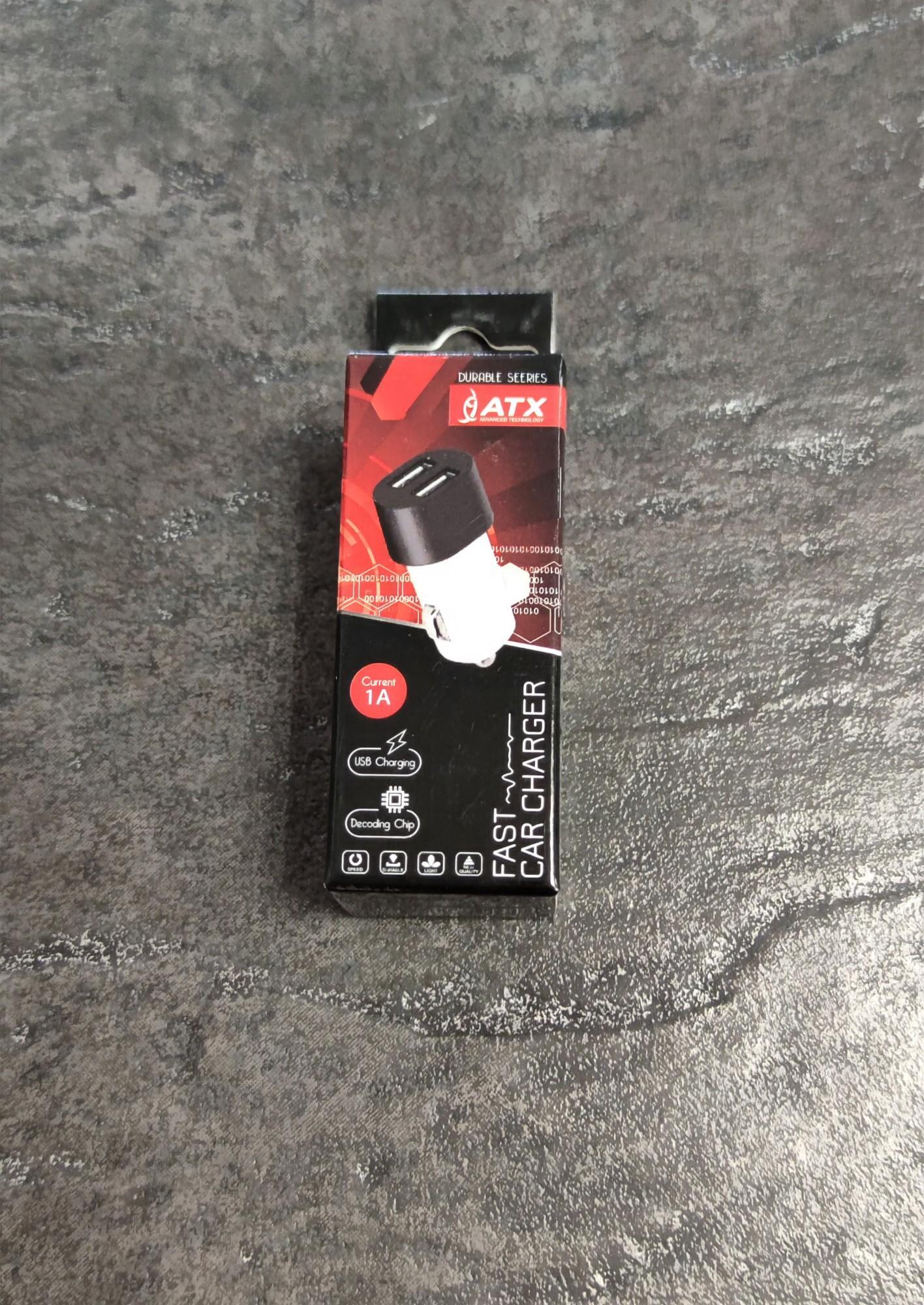 Tootefoto - Autolaadija ATX MINI 1A 2xUSB