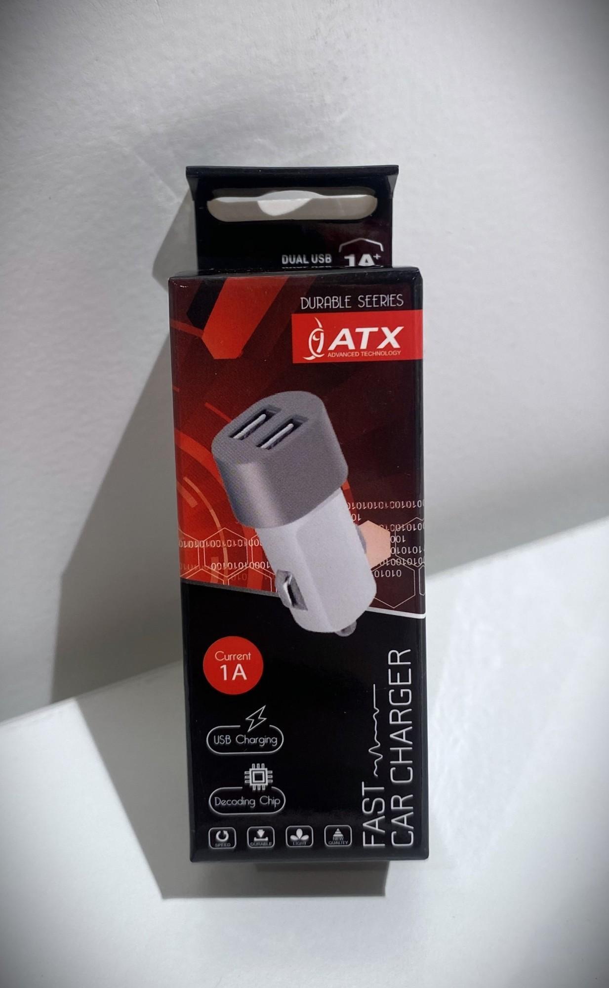 Tootefoto - Autolaadija ATX Mini 1A 2xUSB hall