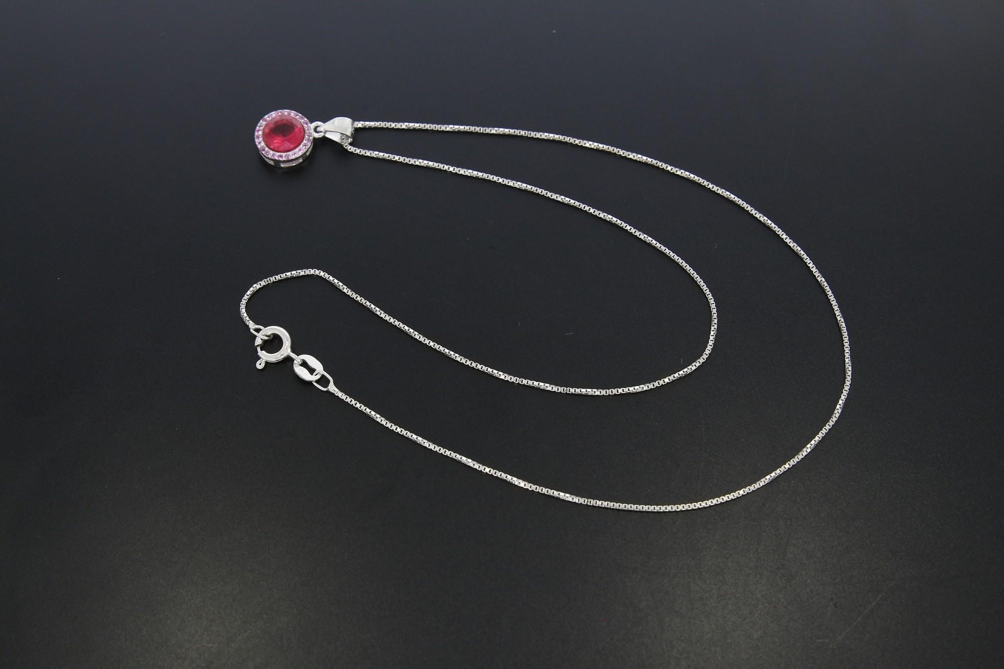 Tootefoto - Hõbekaelakett kuloniga 925*