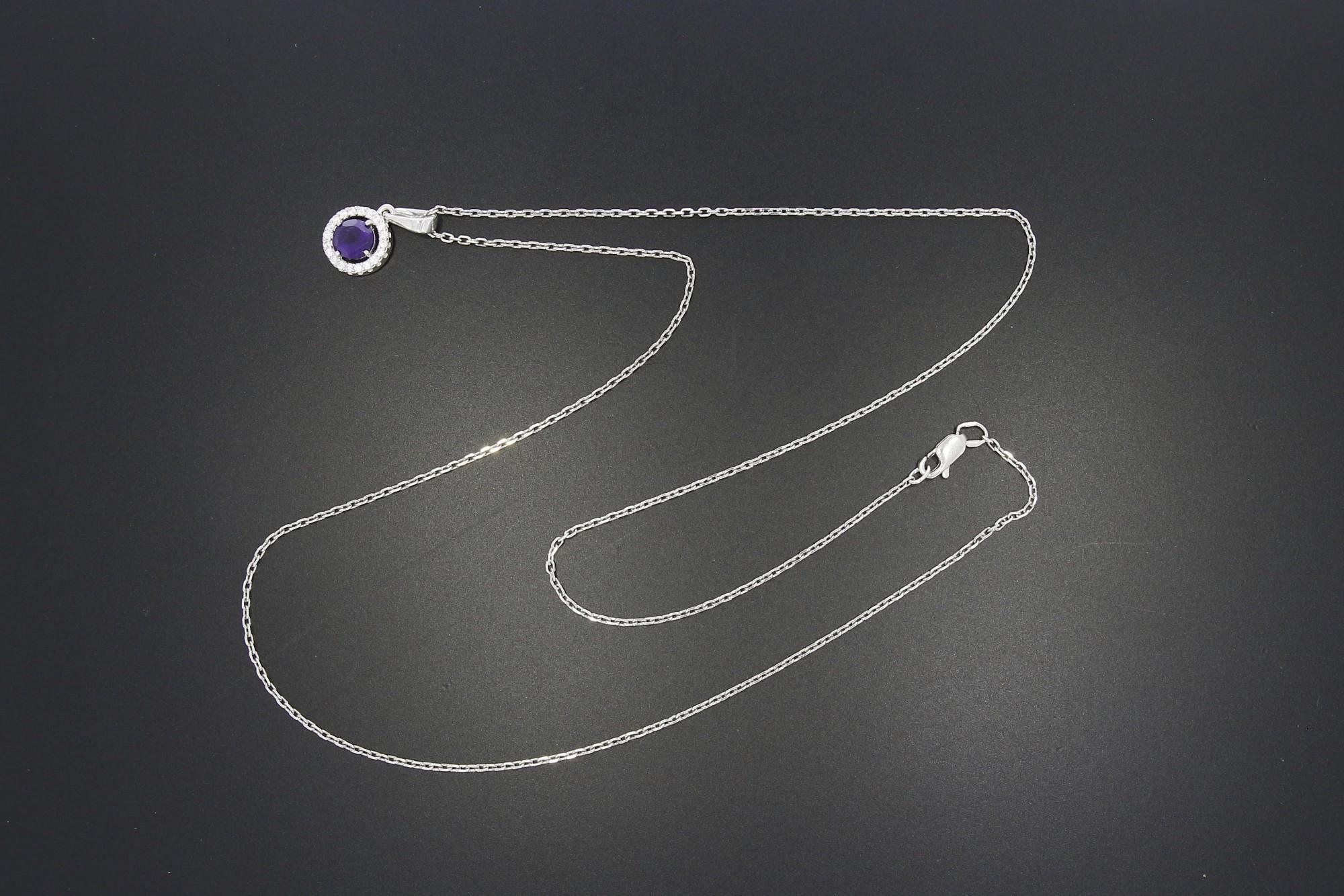 Tootefoto - Hõbekaelakett 925*Ametüst! Deva Jevelry