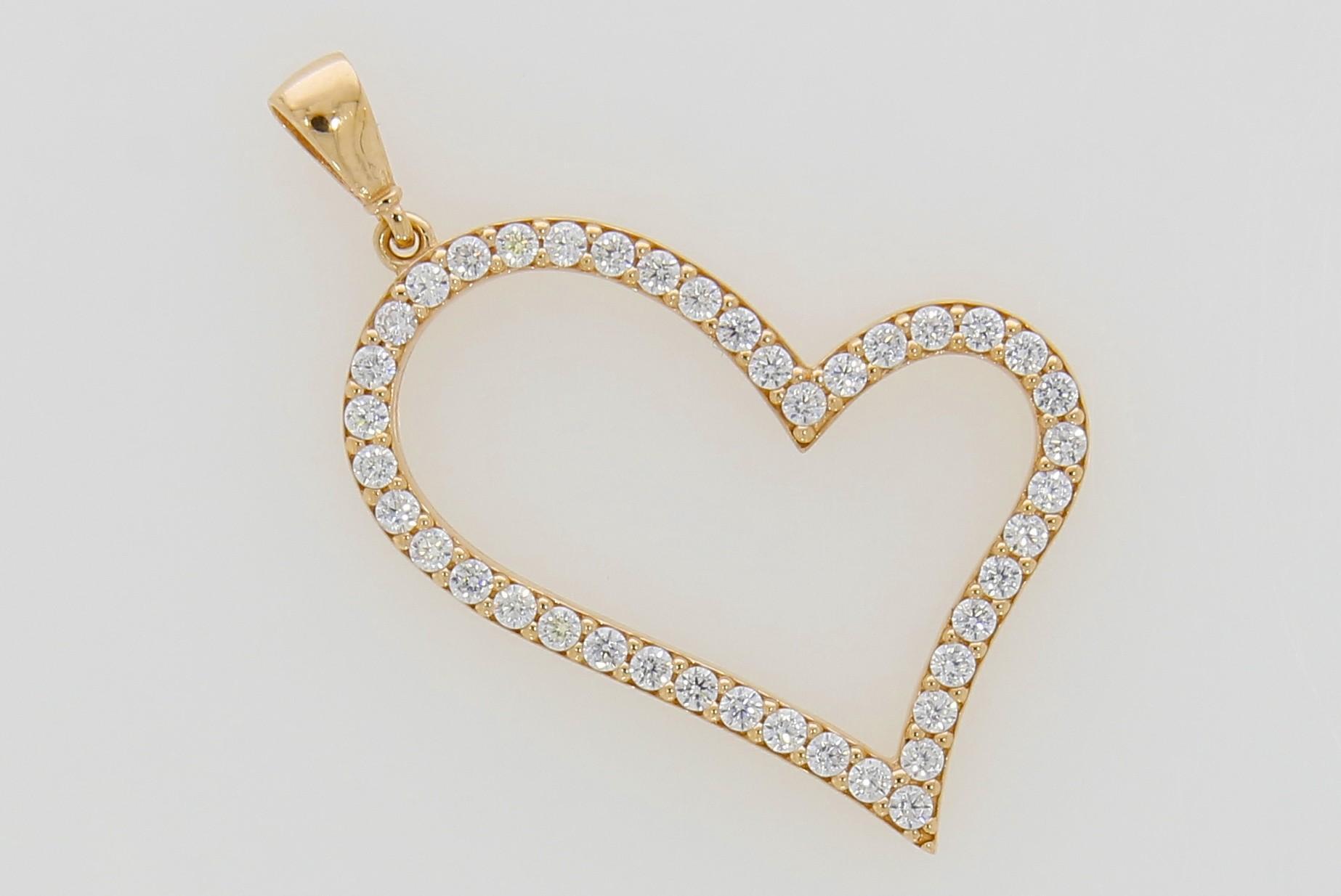 Tootefoto - Kuld kulon 585* Süda