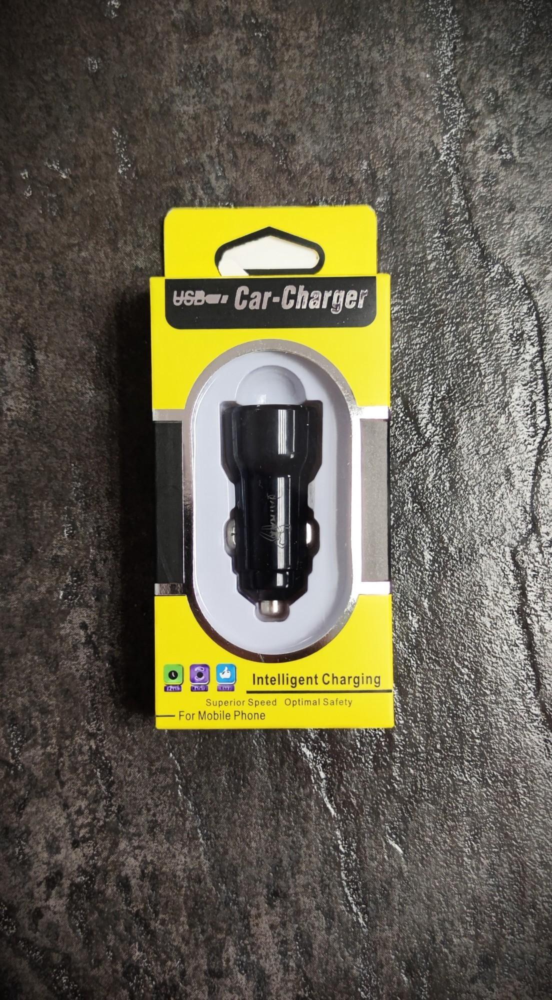 Tootefoto - Autolaadija S26​ 2xUSB​ 3A​ black