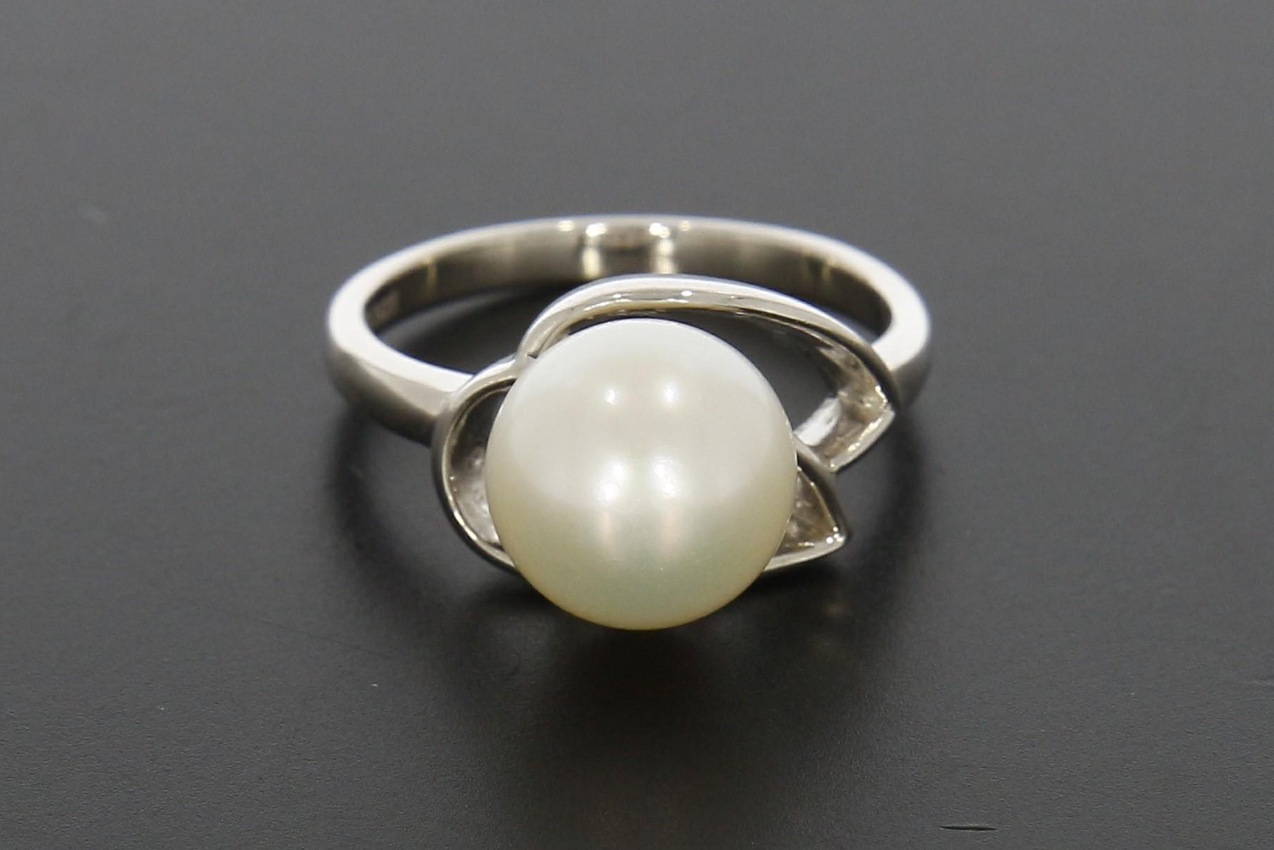 Tootefoto - Hõbesõrmus 925* Pärl GAURA!