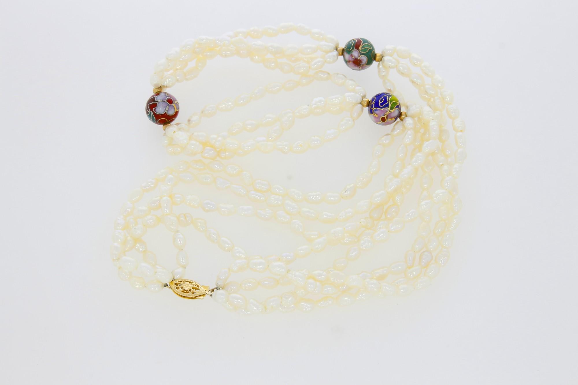 Tootefoto - Kuldkaelakett 585* Pärlid