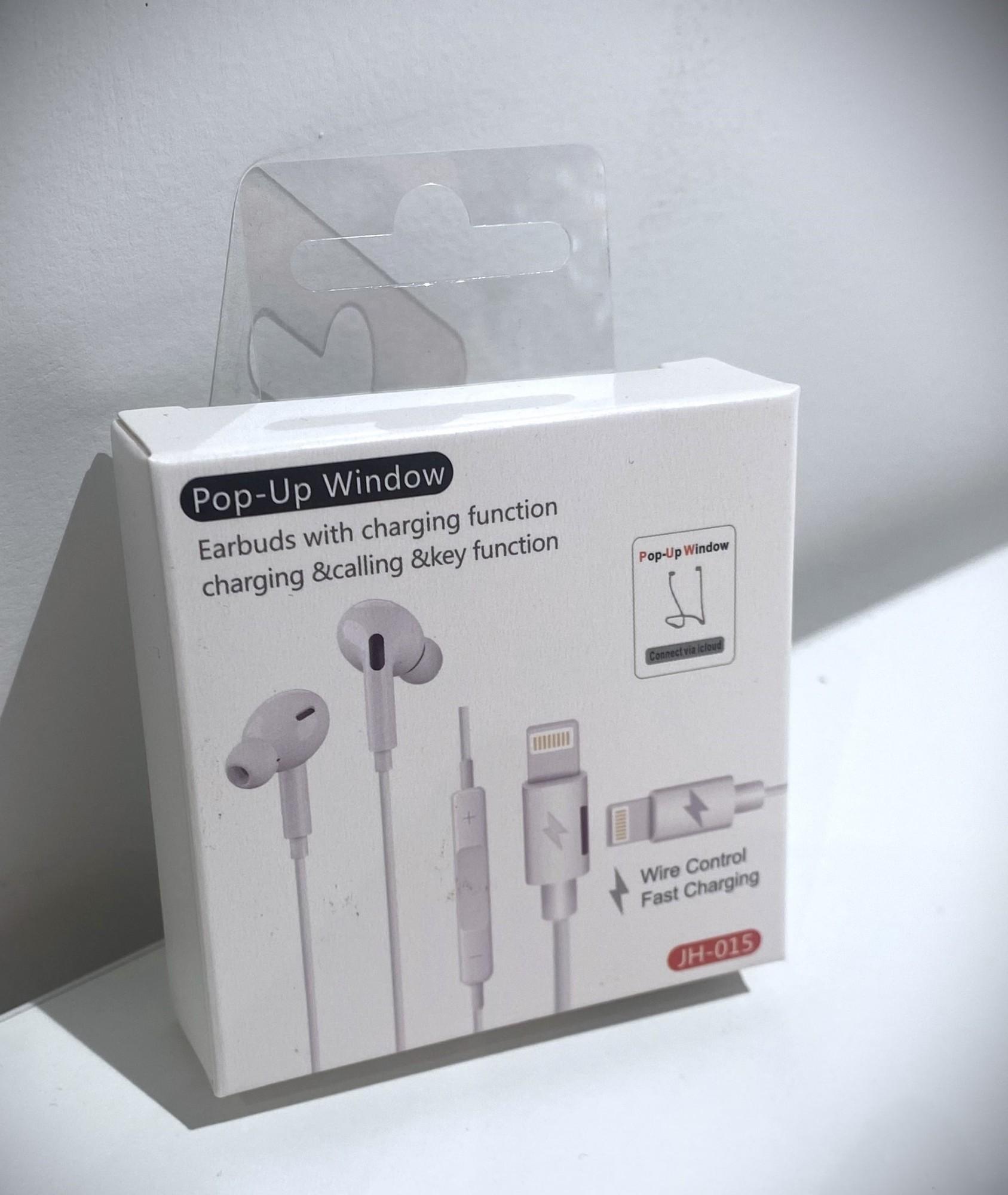 Tootefoto - Kõrvaklapid STEREO JH-015 Lightning biały