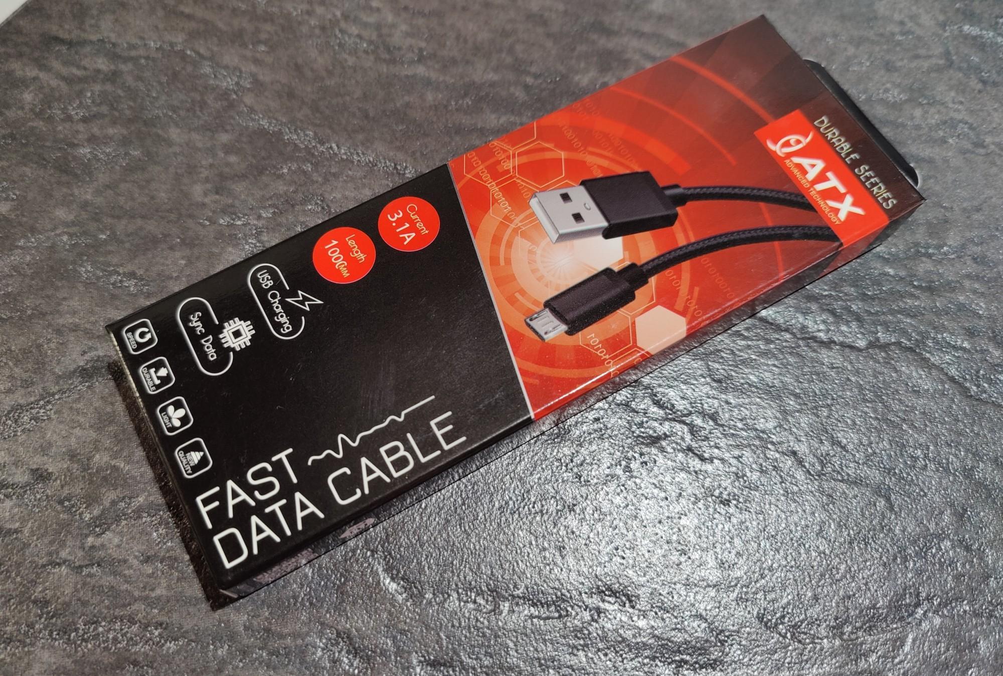 Tootefoto - Juhe ATX USB → micro USB Pikk otsik 8mm