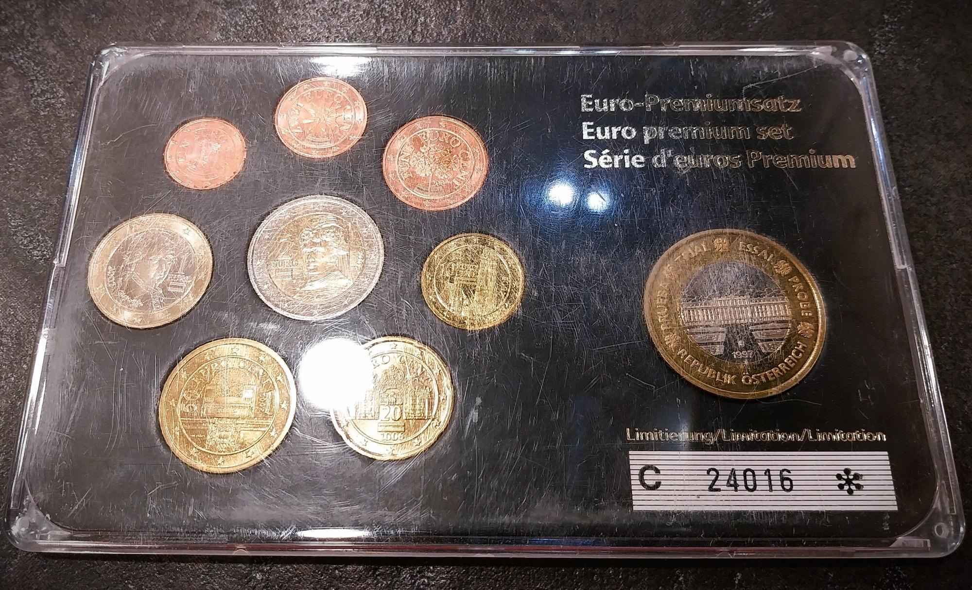 Tootefoto - Euromündi komplekt Austria 2002 a