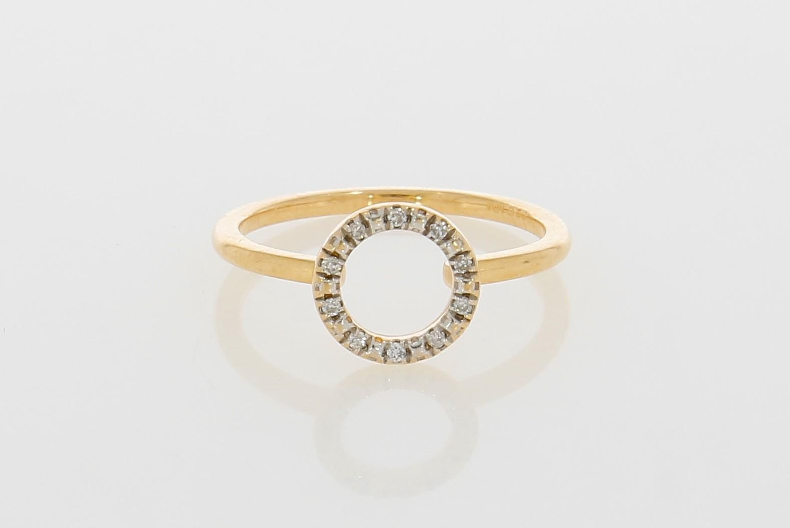 Tootefoto - Kuldsõrmus 585* Briljandid