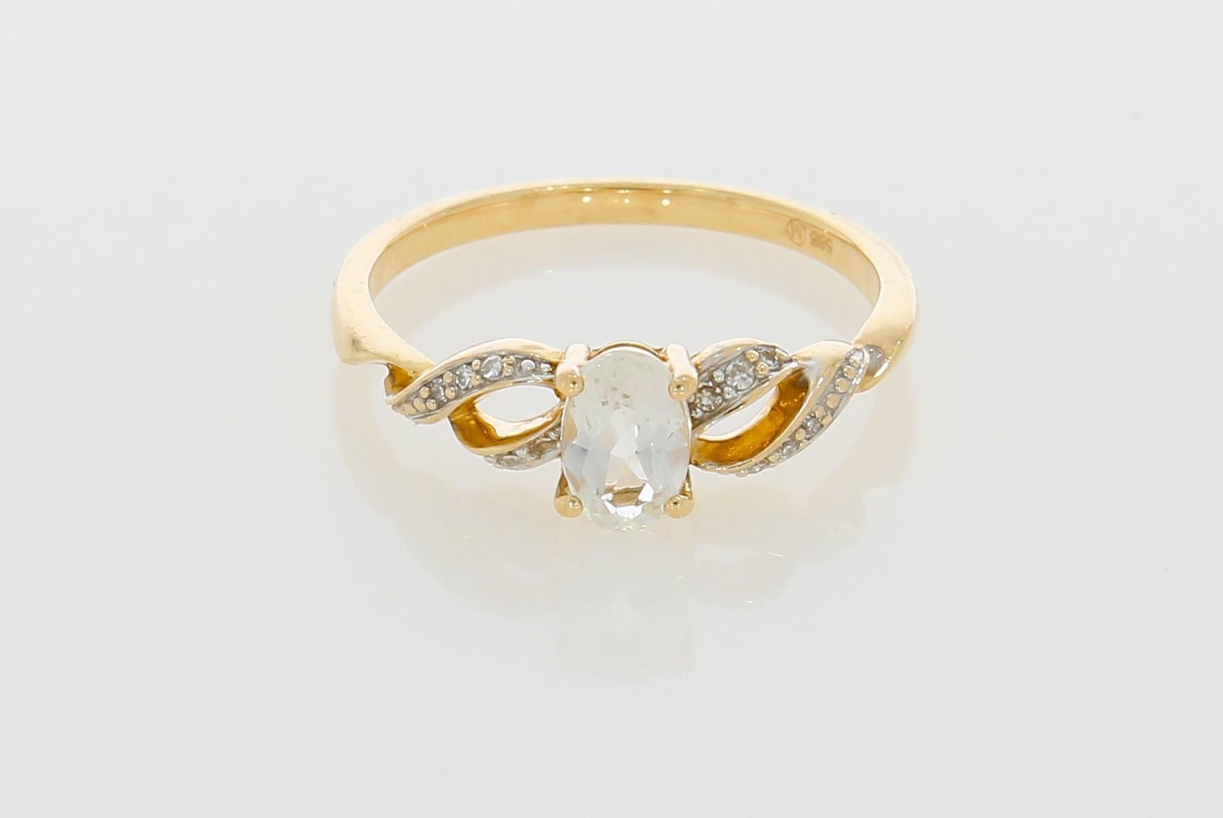 Tootefoto - Kuldsõrmus 585* Briljandid