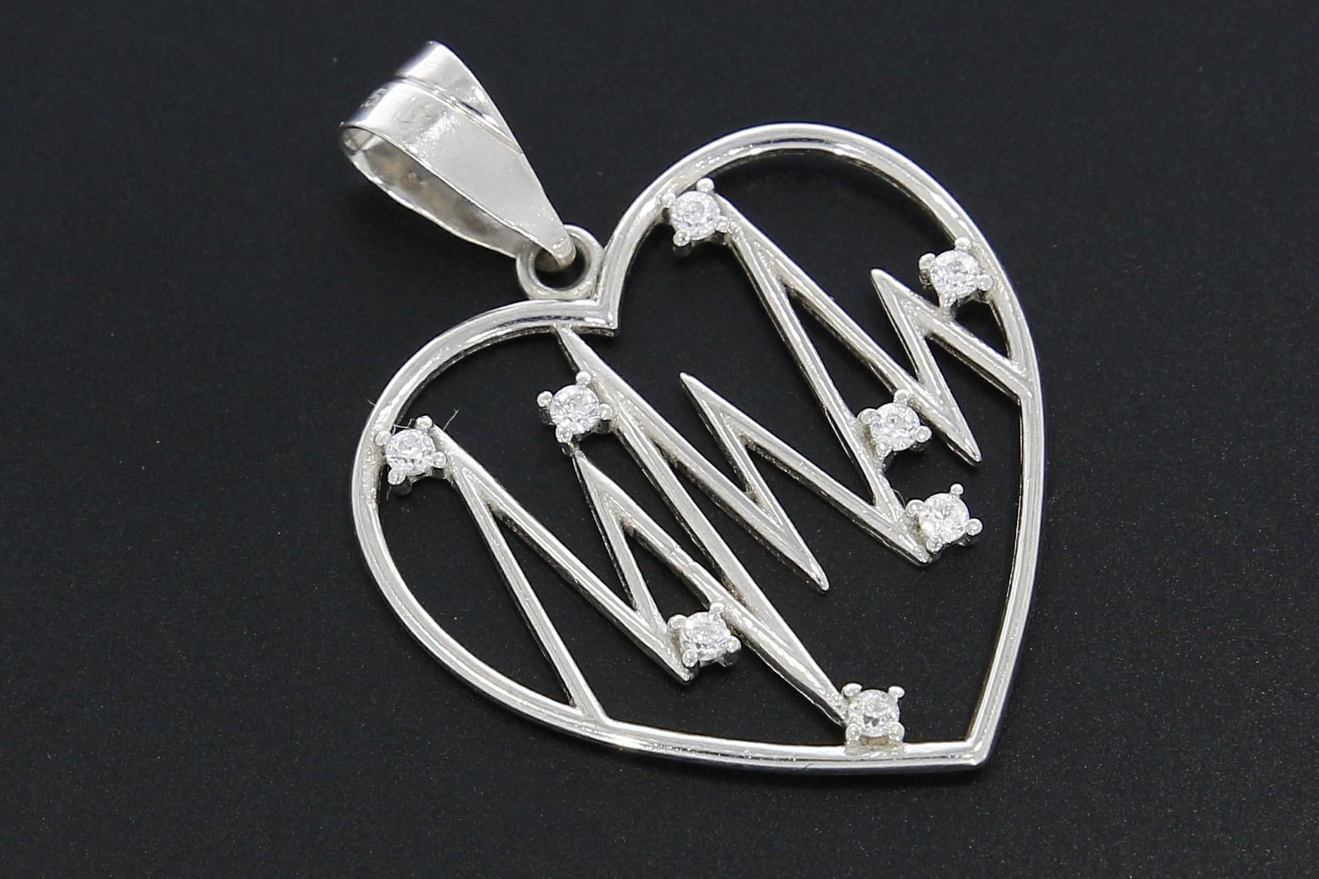 Tootefoto - Hõbe kulon 925* Süda