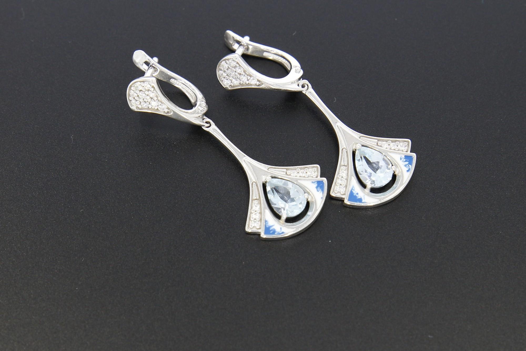 Tootefoto - Hõbekõrvarõngad 925* SOKOLOV!