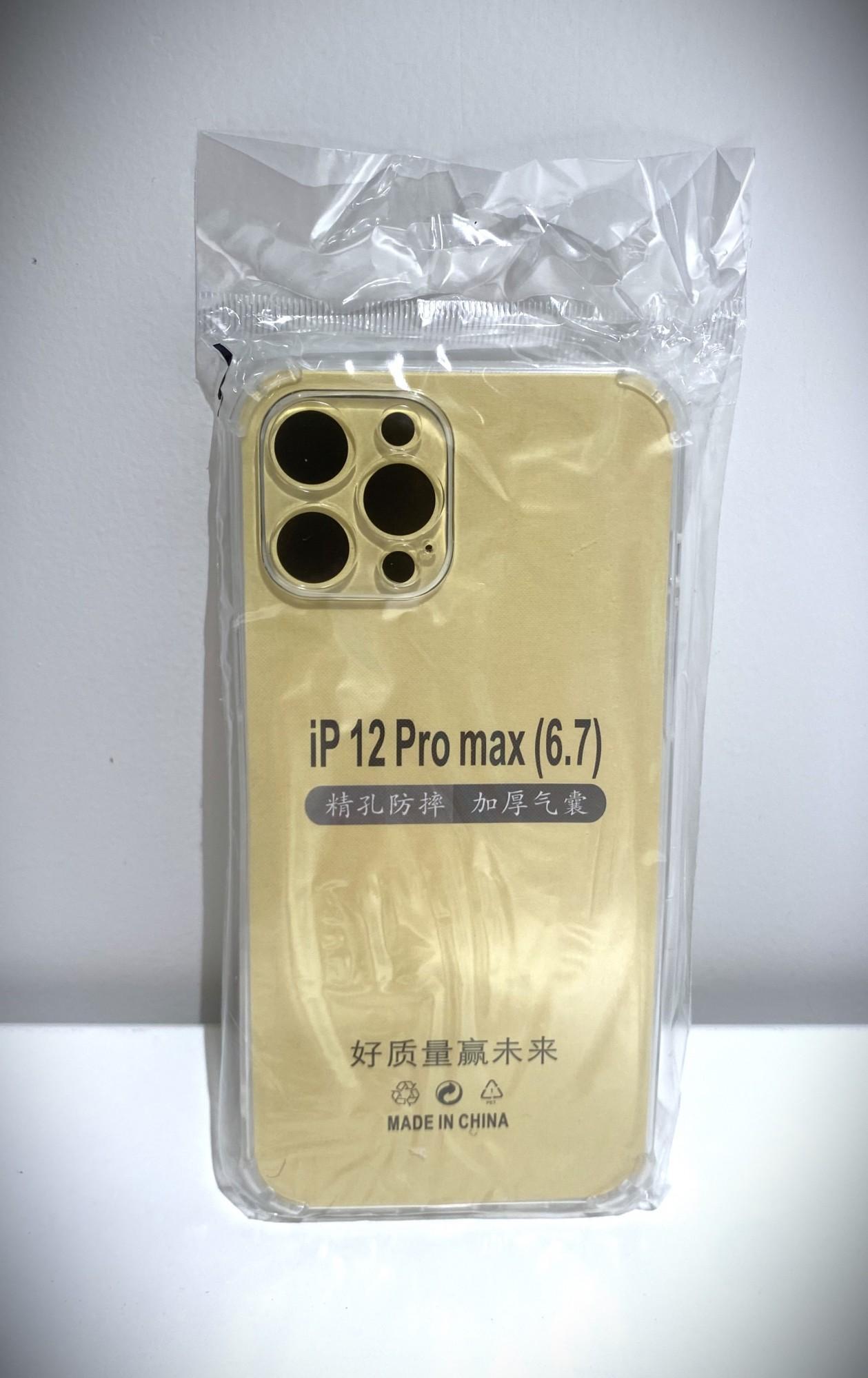 Tootefoto - Silikoonümbris ANTI-SHOCK CLEAR iPhone 12 Pro Max 6