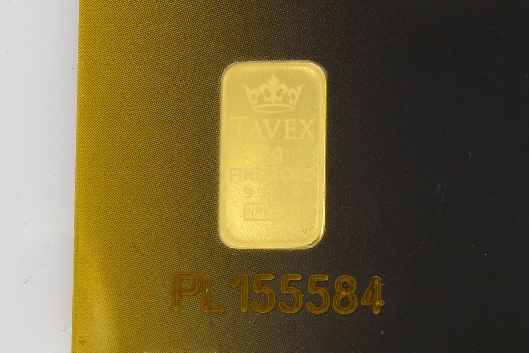 Tootefoto - Kuldplaat Tavex 999*