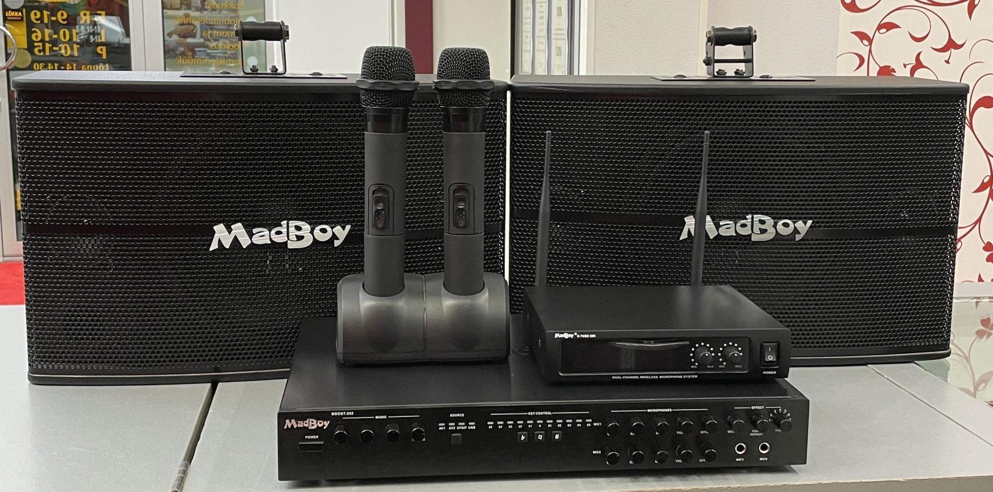 Tootefoto - Karaokesüsteem Madboy BOOST 202 + Kõlarid Madboy Screamer 31