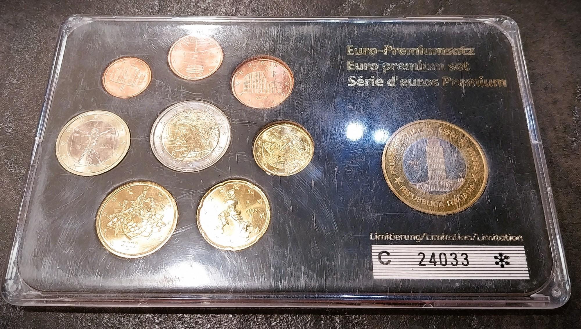 Tootefoto - Euromündi komplekt Italia 2002 a