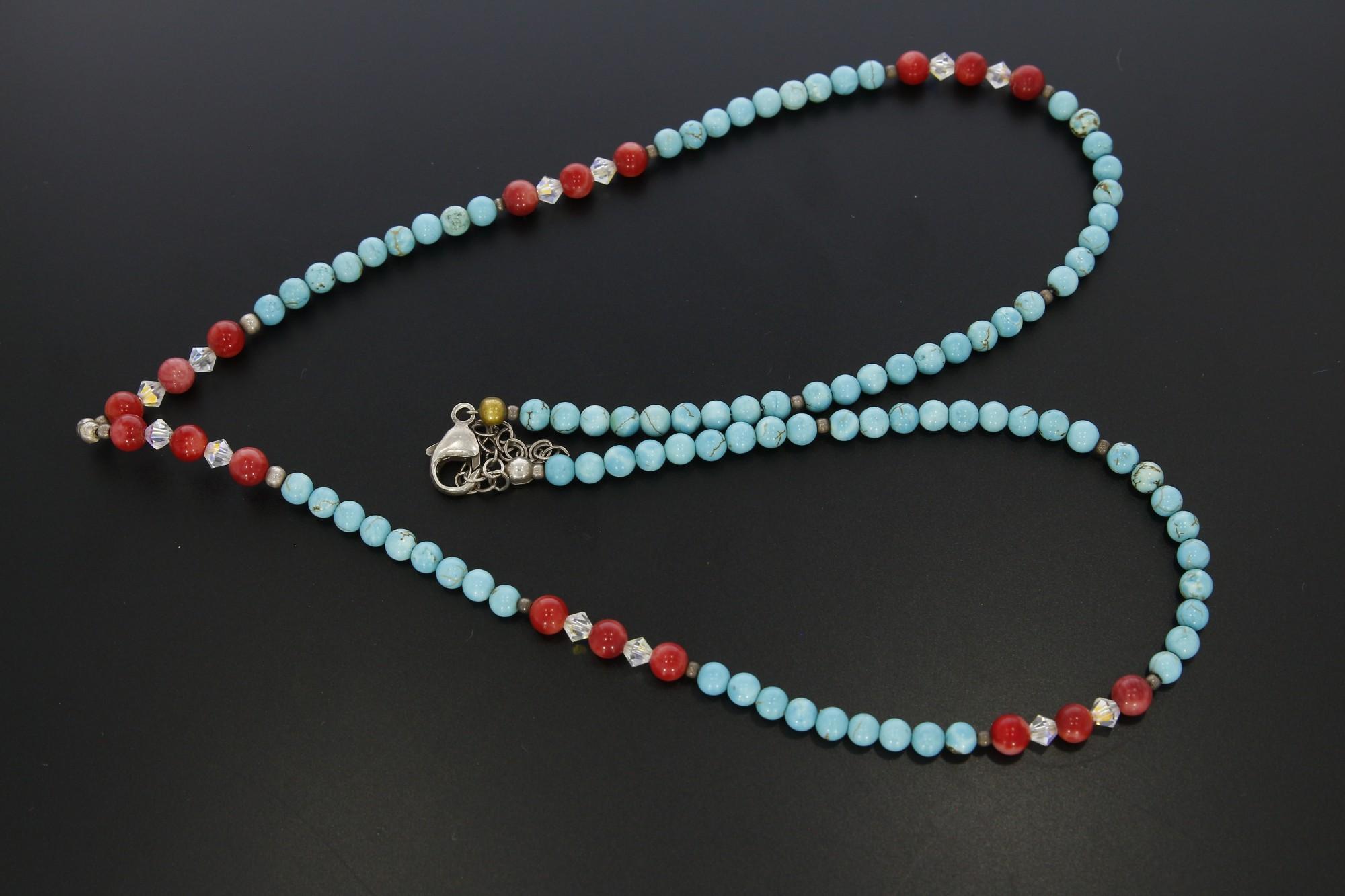 Tootefoto - Hõbekaelakett 925* Türkiis, Karneool