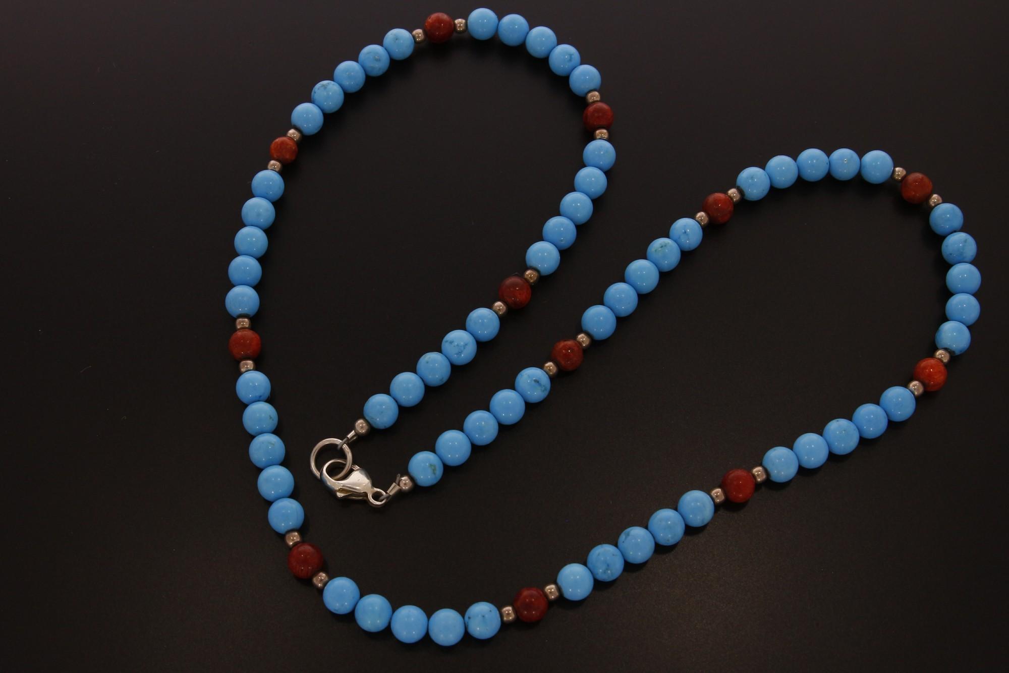 Tootefoto - Kaelakett hõbekinnitusega 925* Türkiis