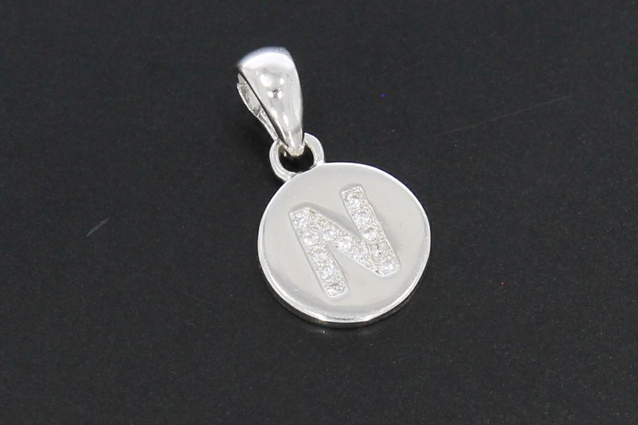 Tootefoto - Hõbe kulon 925* "N" täht