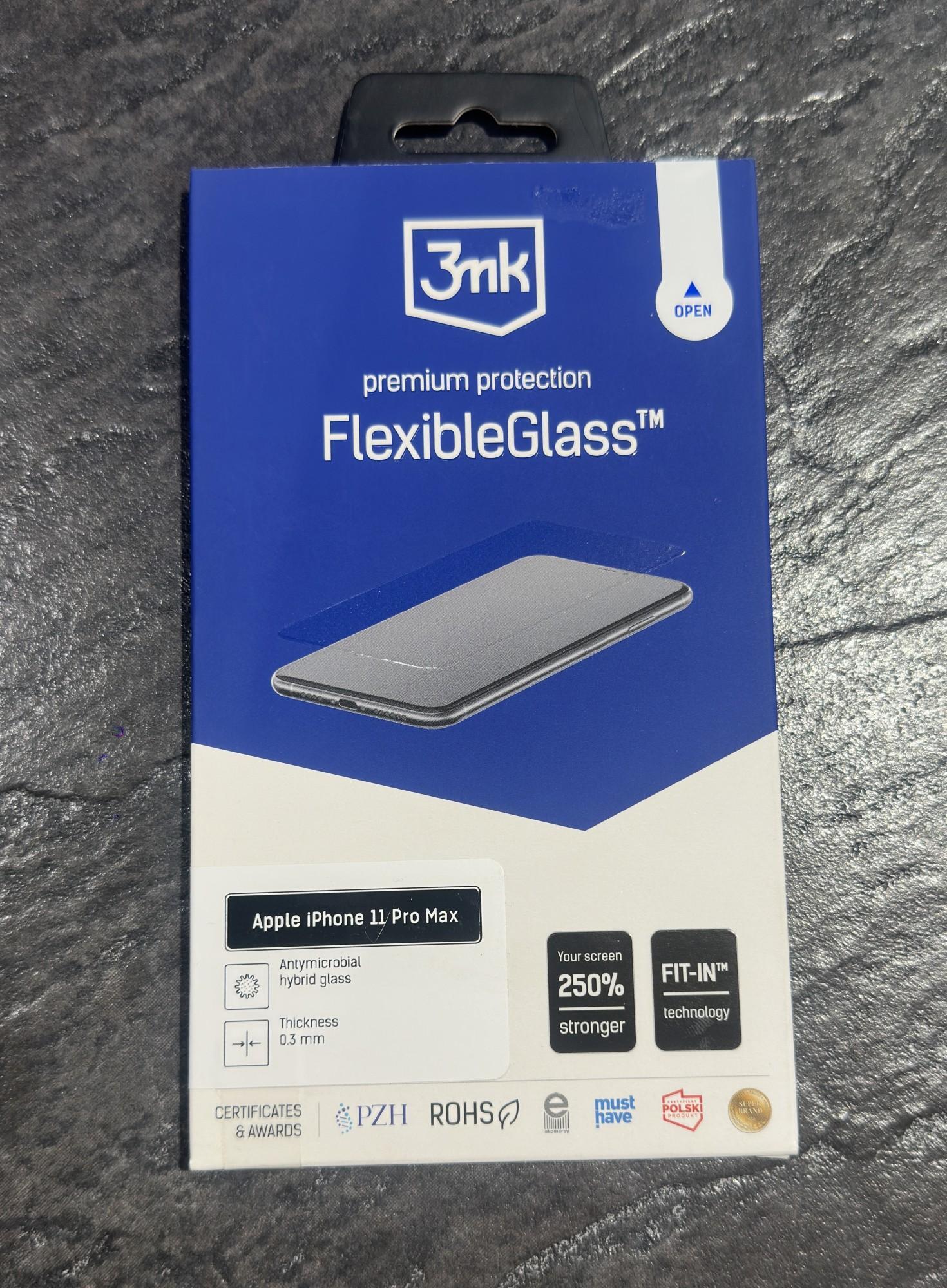 Tootefoto - Kaitseklaas iPhone 11 MAX 3MK FLEXIBLE