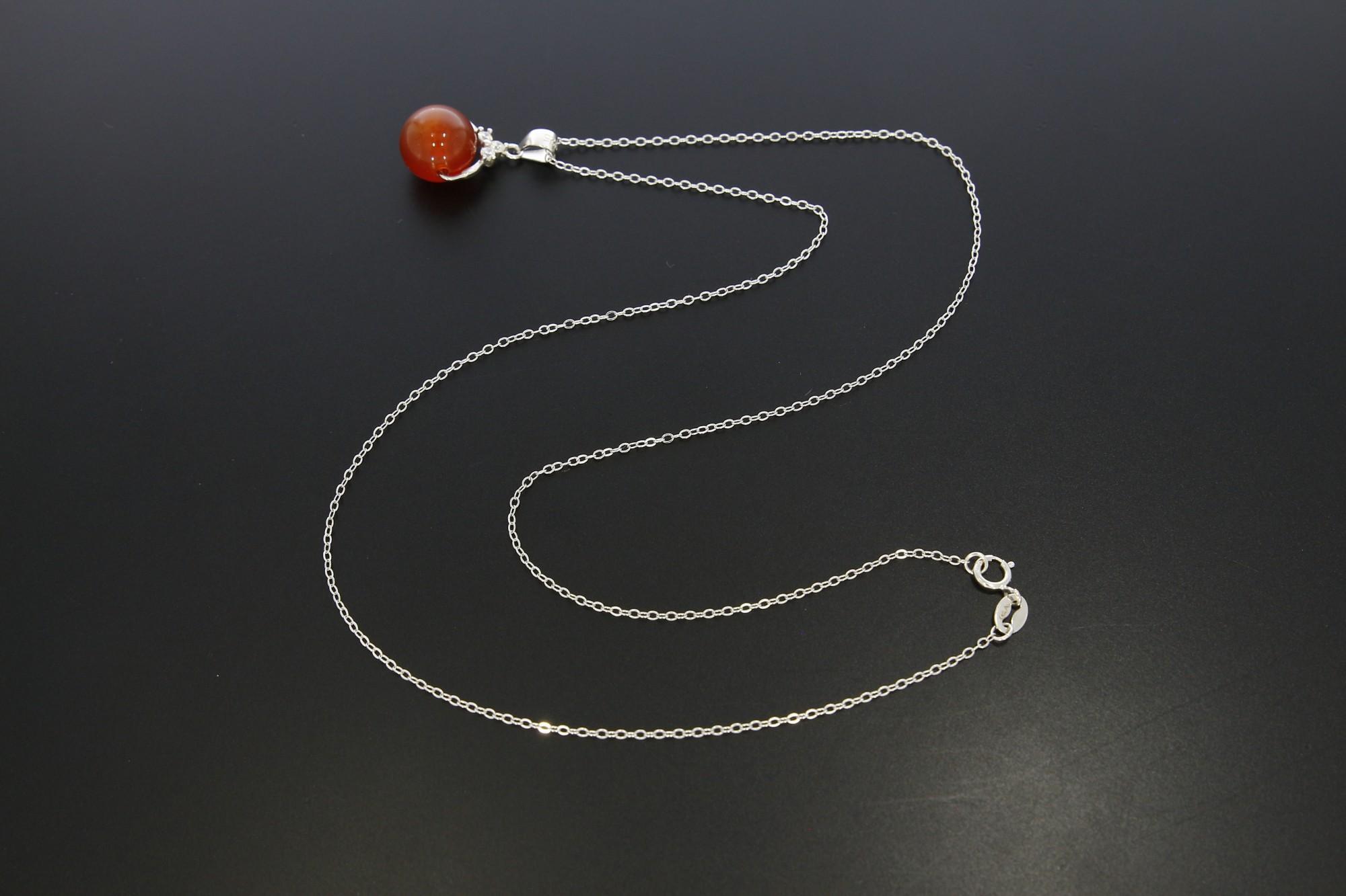 Tootefoto - Hõbekaelakett kuloniga 925*