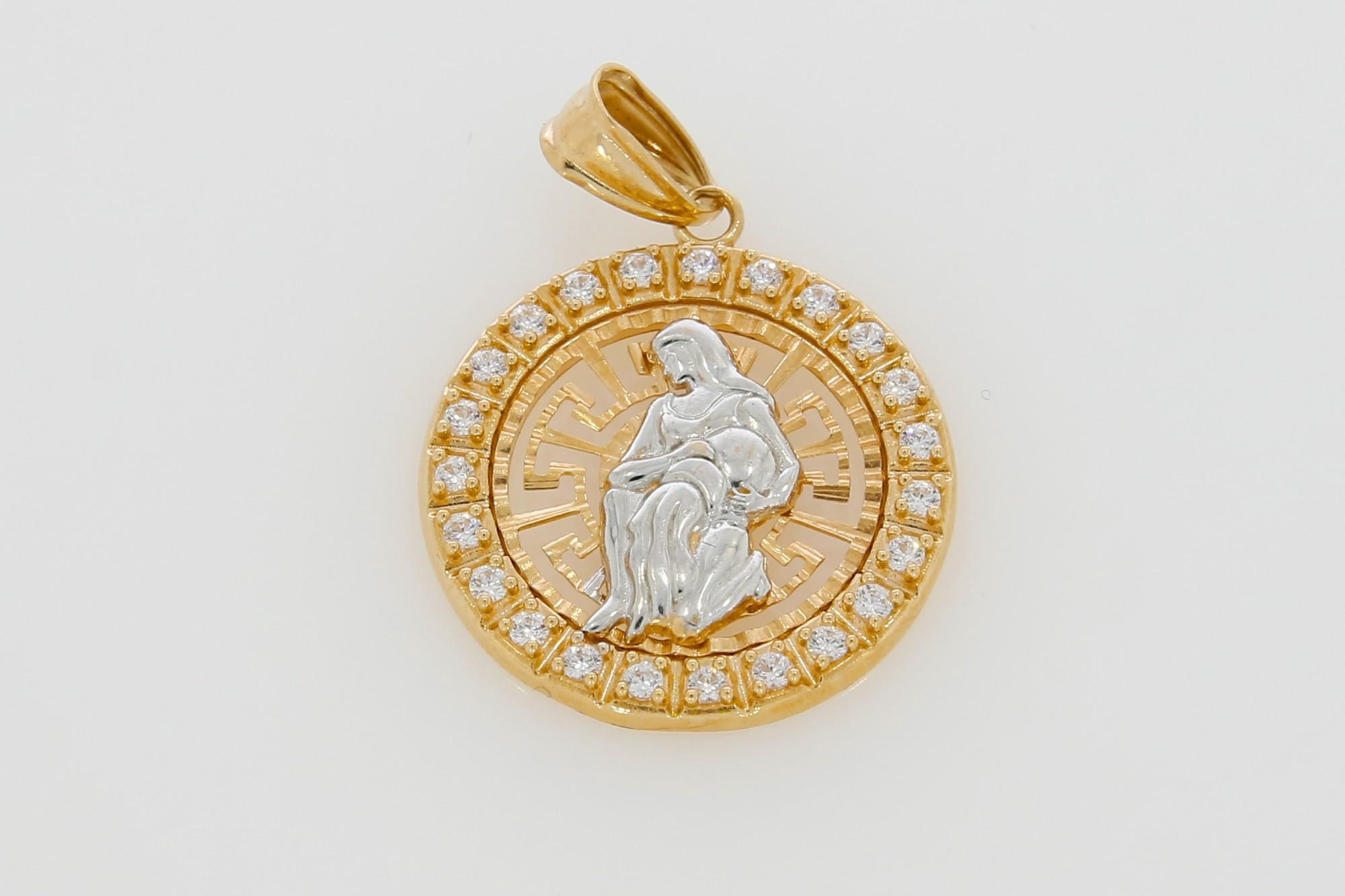 Tootefoto - Kuld kulon 585* Neitsi