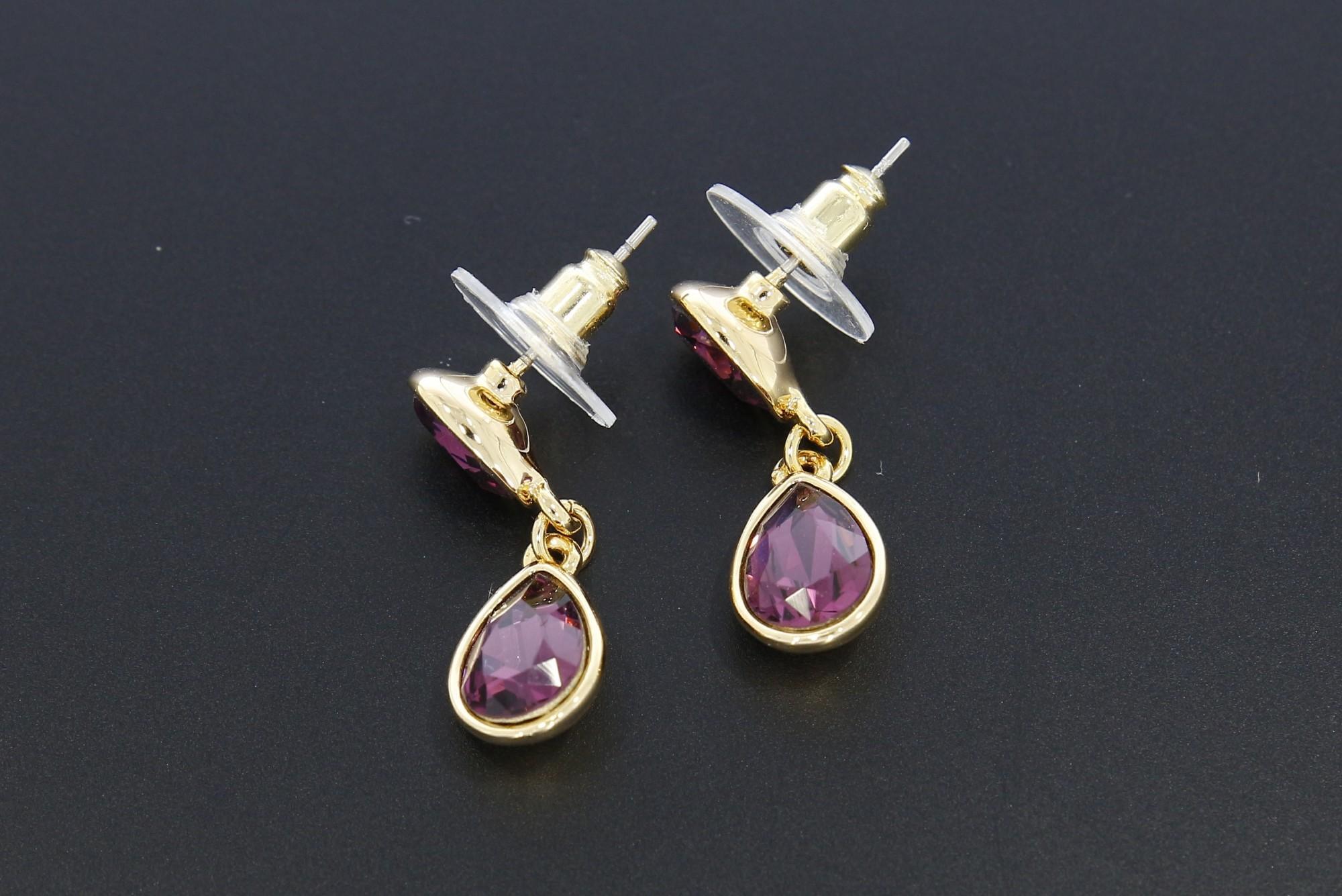 Tootefoto - Kõrvarõngad OiOi kaetud 18K kullaga Swarowski