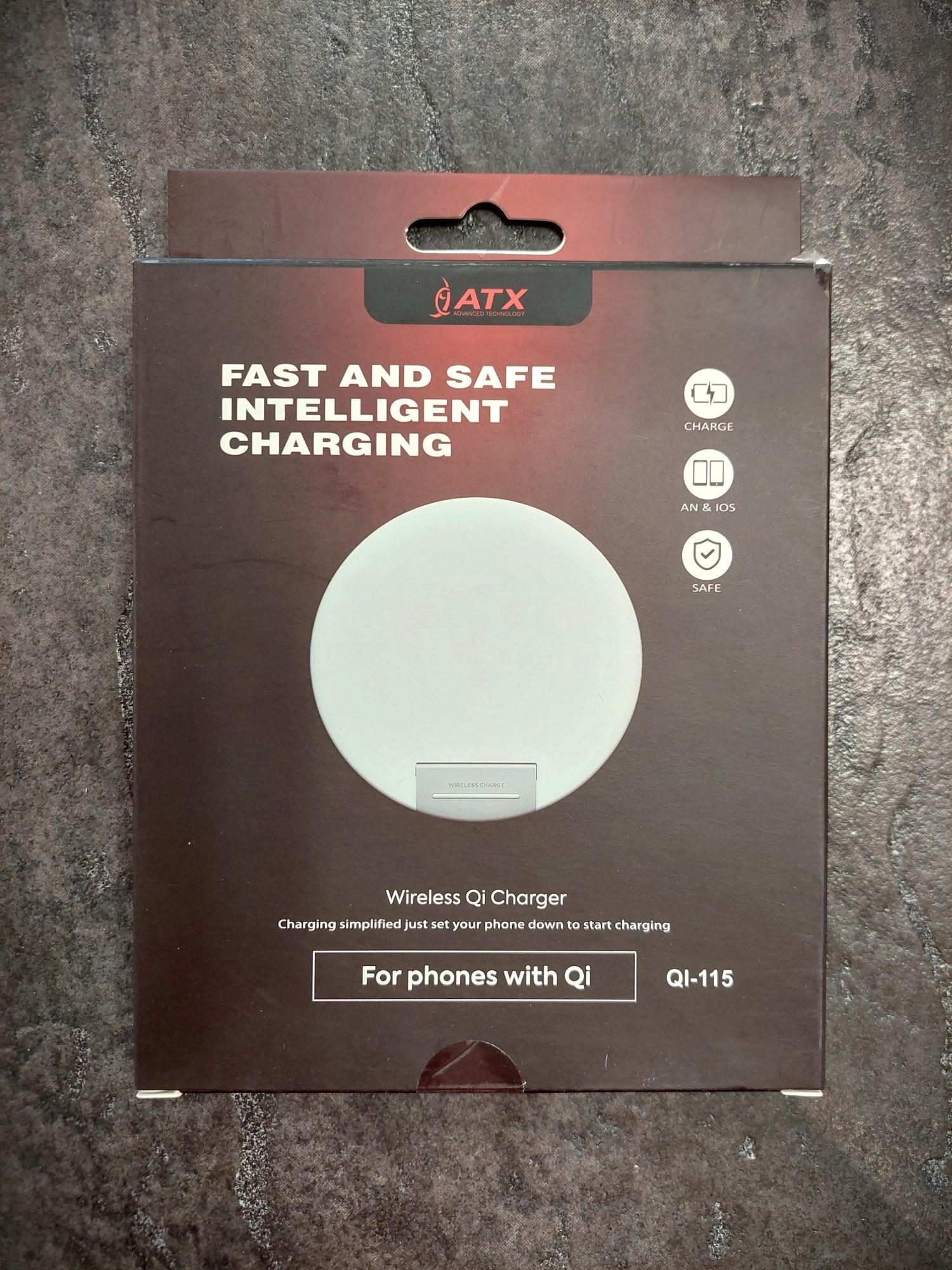 Tootefoto - Juhtmevaba laadija QI-115 (10W) 2in1 valge