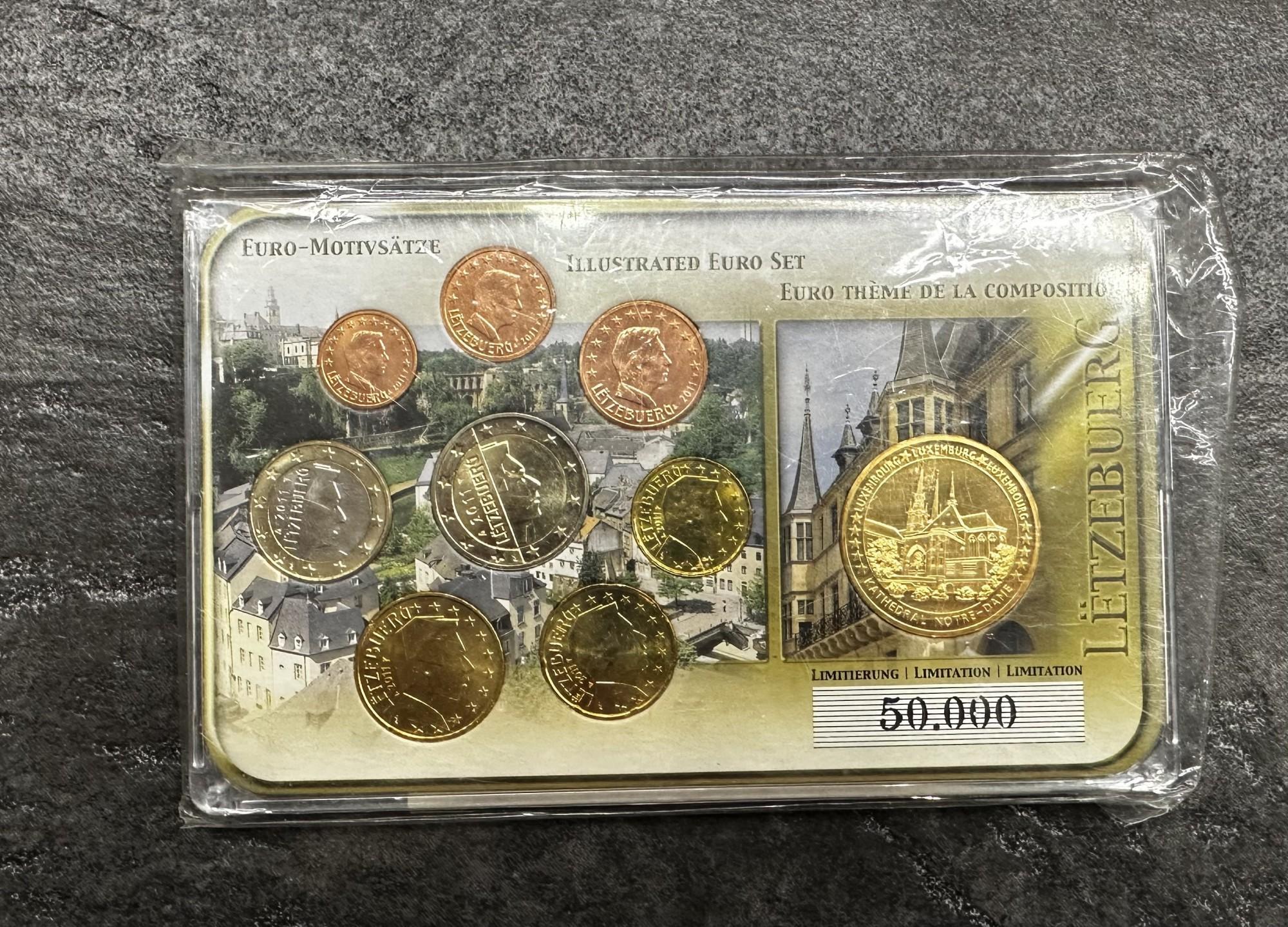 Tootefoto - Euromündi komplekt Letzebuerg 2011