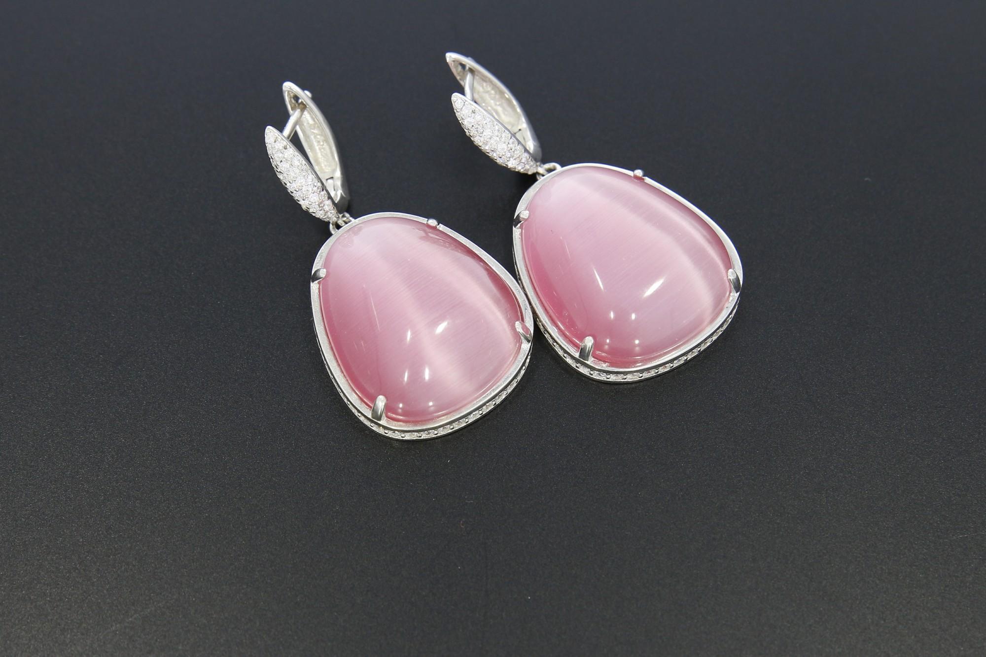 Tootefoto - Hõbekõrvarõngad 925* Tsirkoonid Deva Jewelry