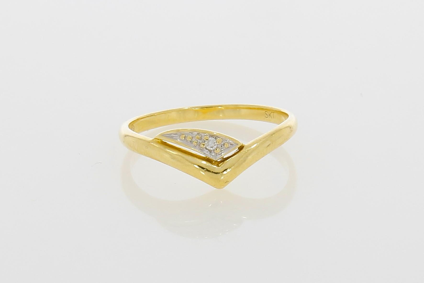 Tootefoto - Kuldsõrmus 585* Briljant