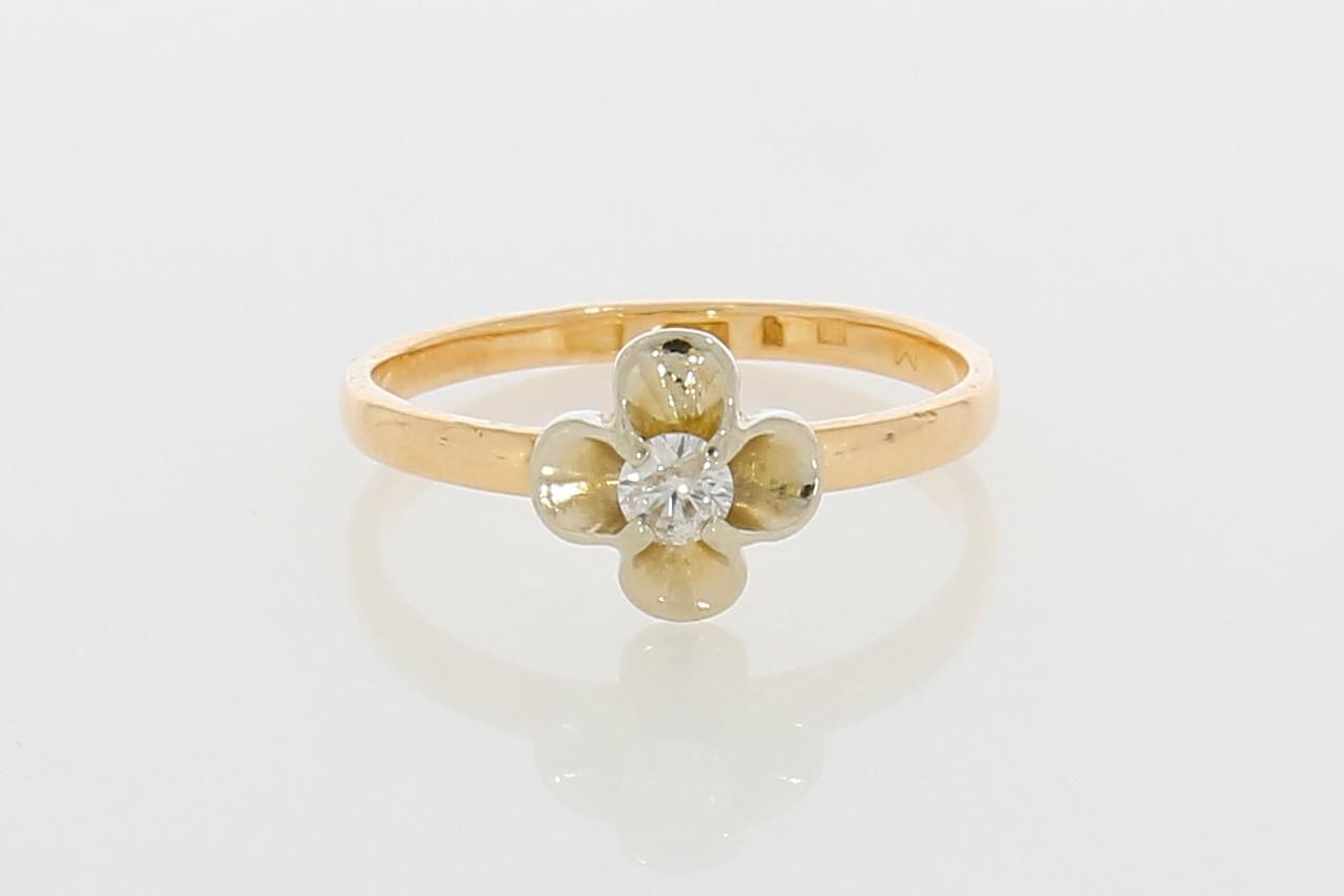 Tootefoto - Kuldsõrmus 585* Briljant