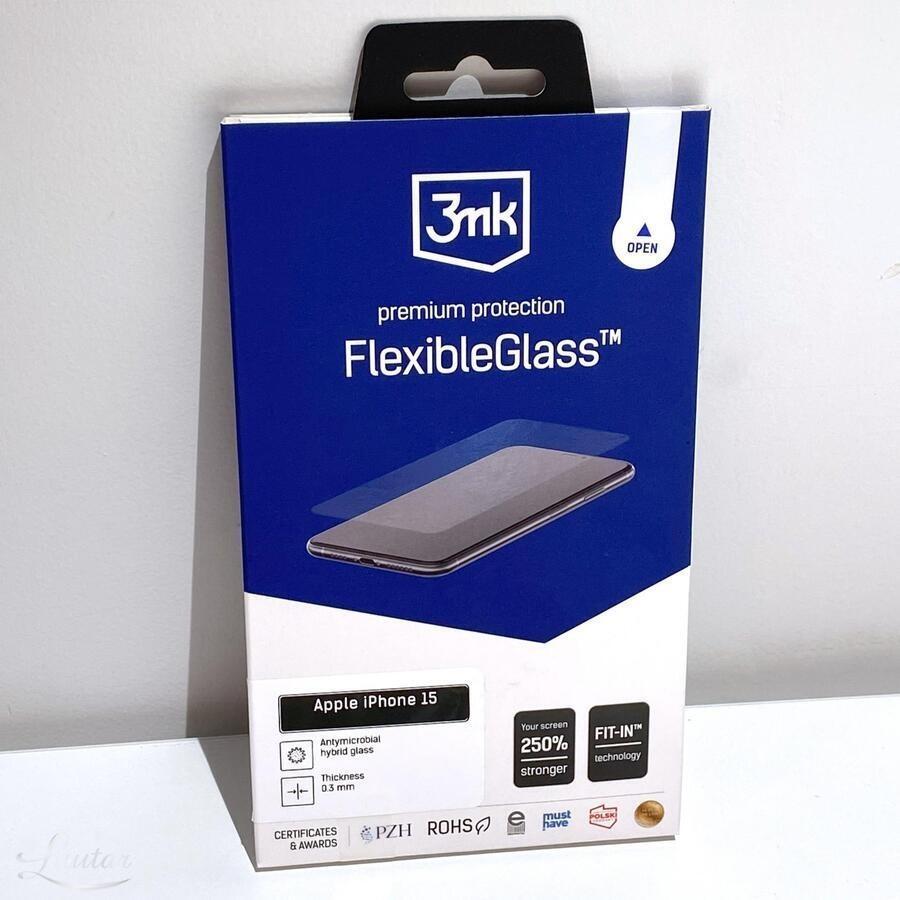 Tootefoto - Kaitseklaas 3MK FLEXIBLE iPhone 15