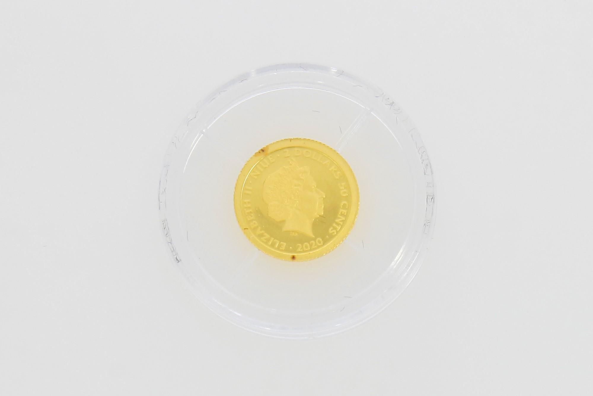 Tootefoto - Kuldmünt 999* 2 Dollars 50 cents Elizabeth II 1920-2020