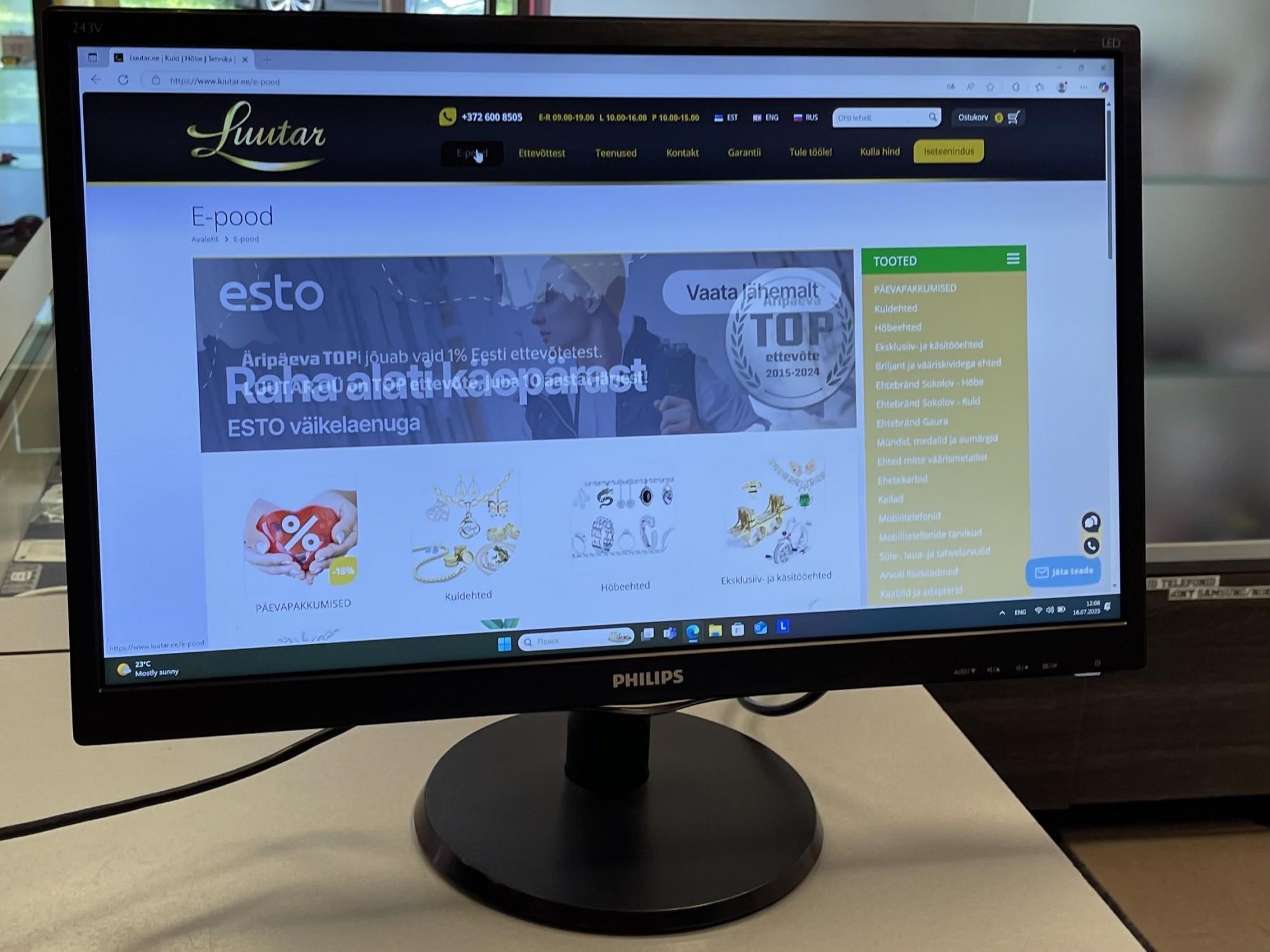 Tootefoto - Monitor Philips 243V5LHAB/00