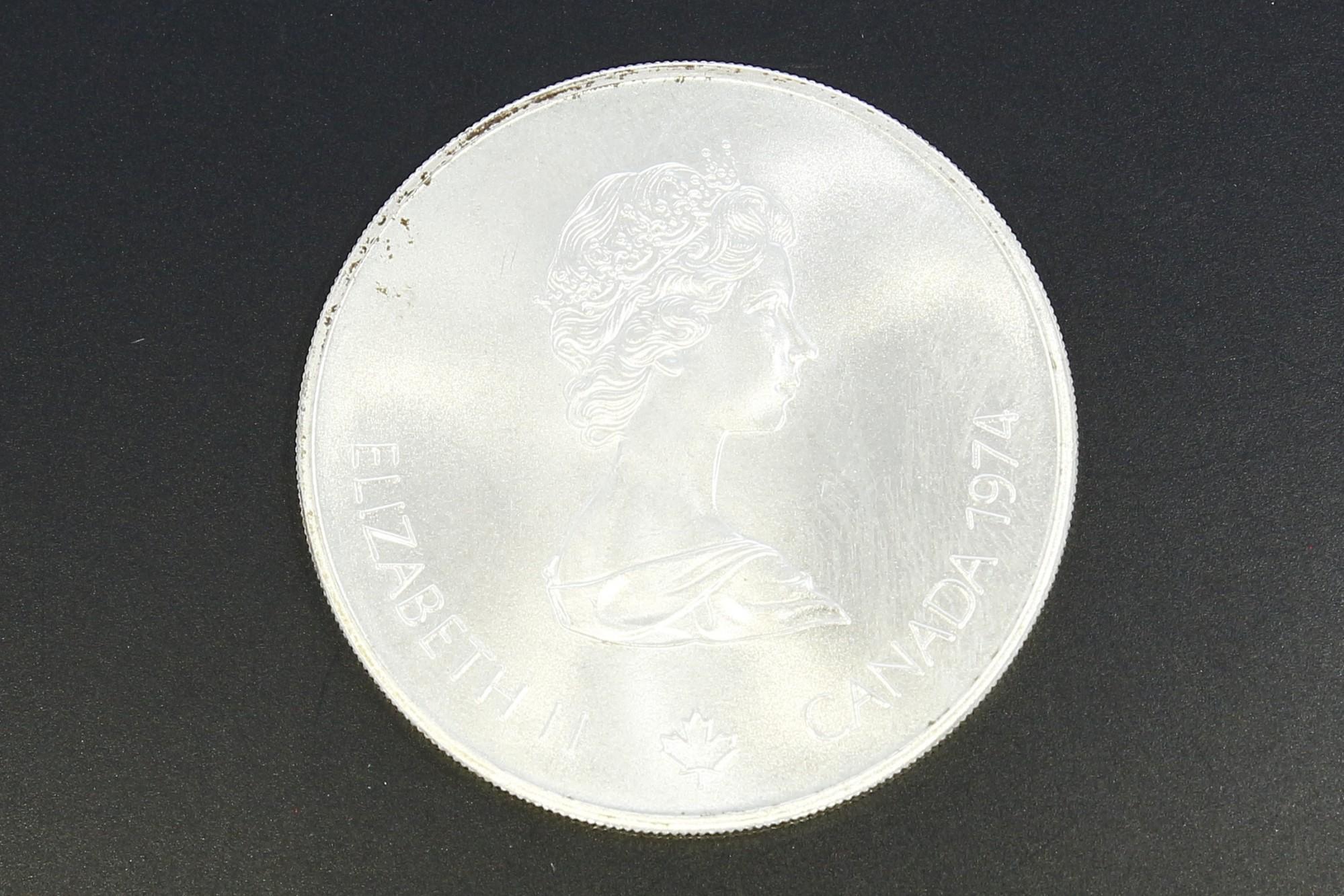 Tootefoto - Hõbemünt 925* Elizabeth II Montreali olümpiamängud 1976