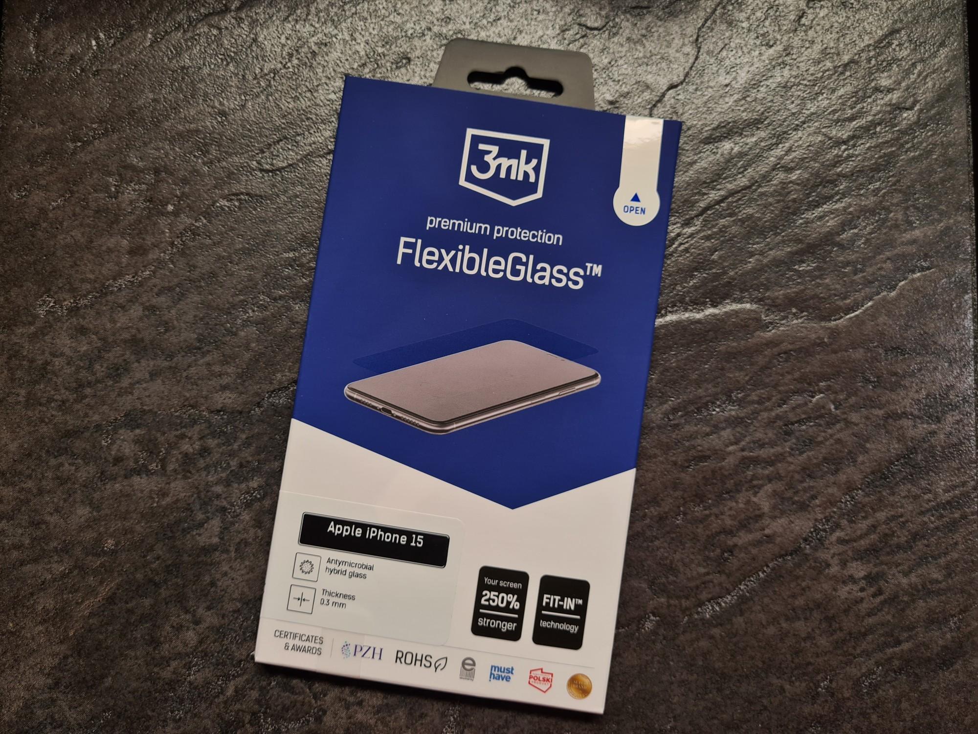 Tootefoto - Kaitseklaas 3MK FLEXIBLE iPhone 15