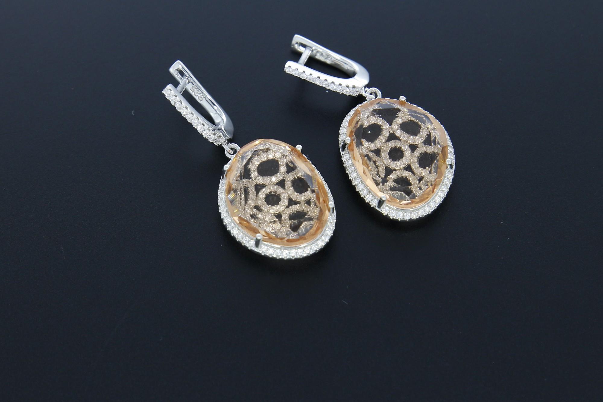 Tootefoto - Hõbekõrvarõngad 925* Deva jewelry