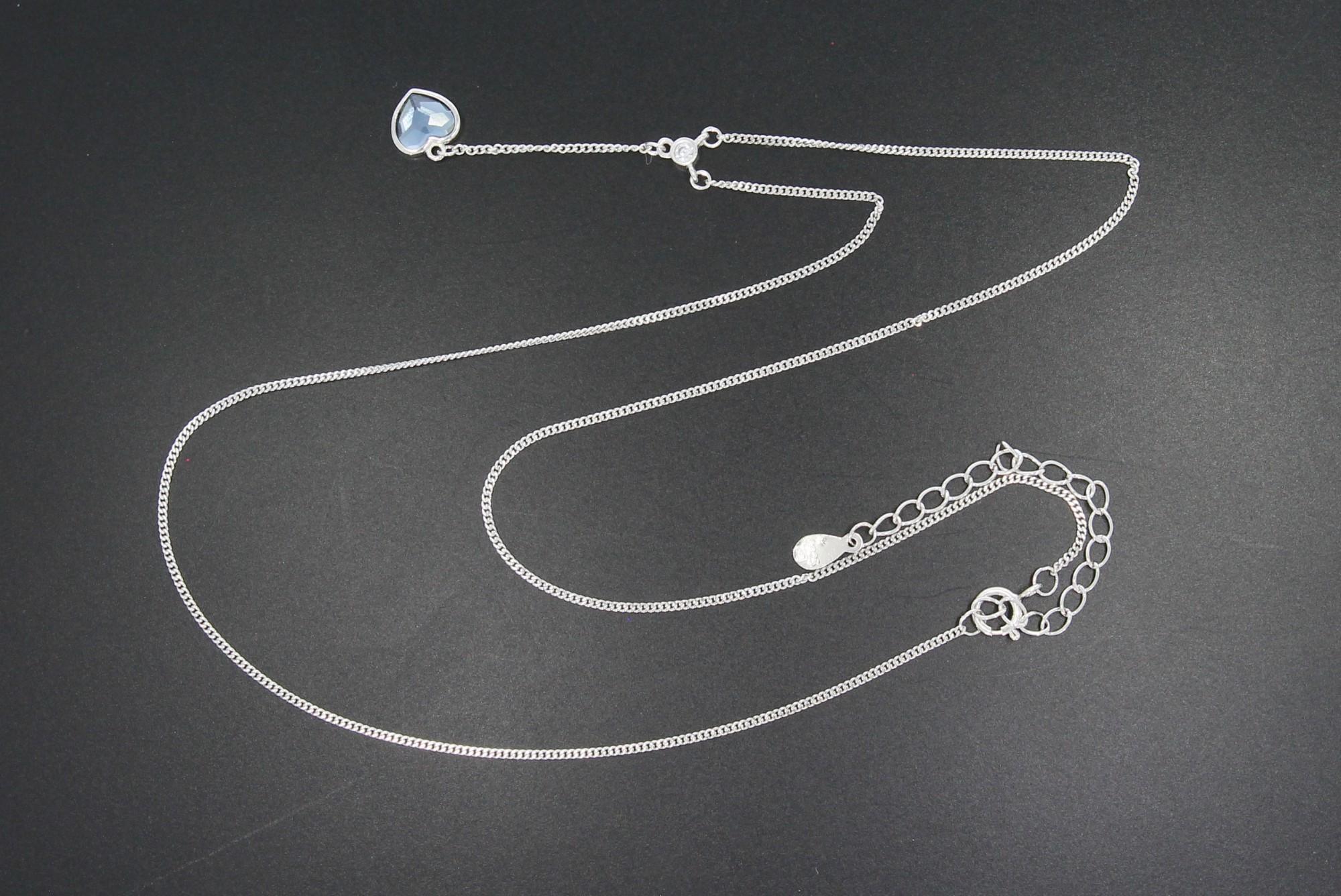 Tootefoto - Hõbekaelakett + kulon 925* Süda