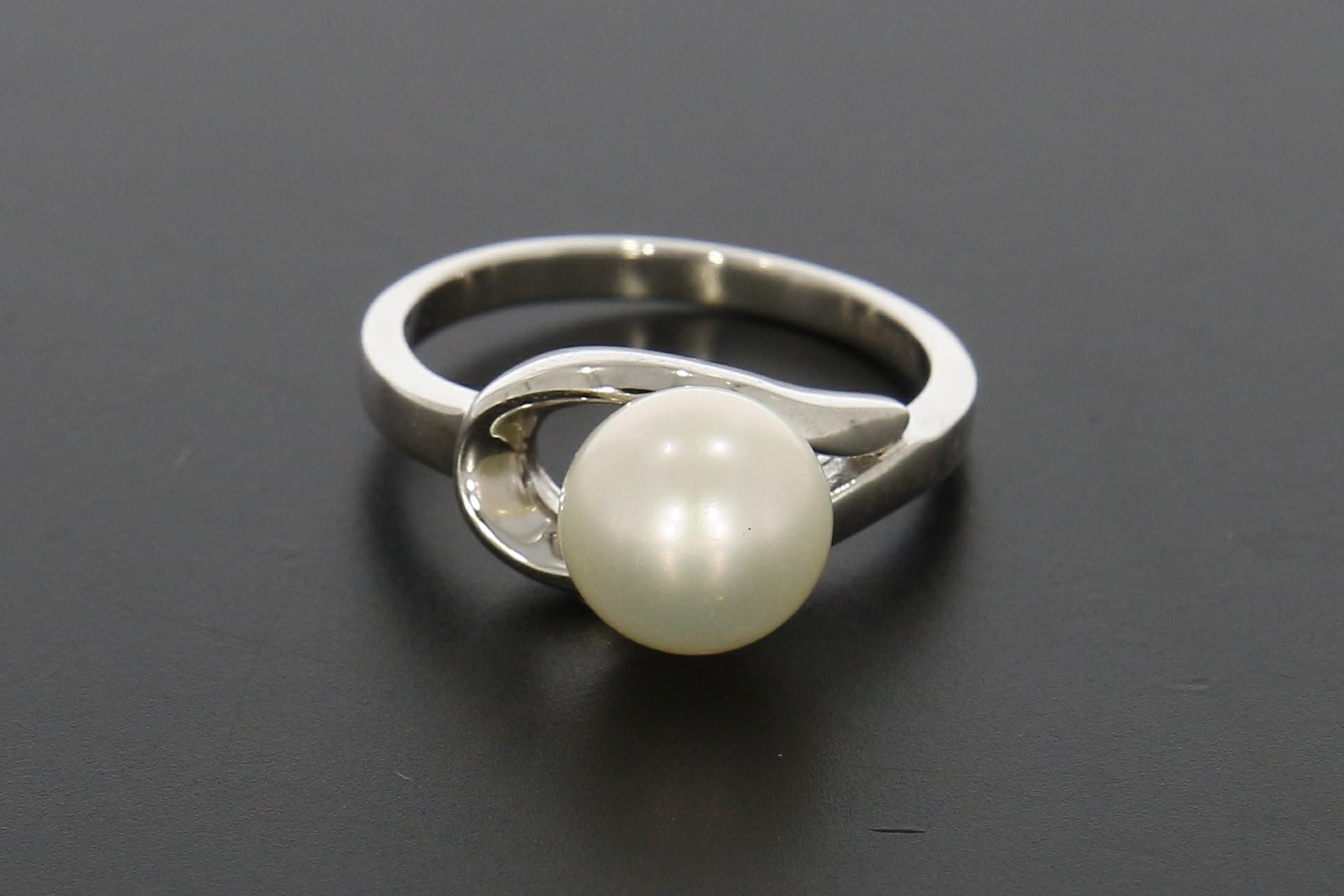 Tootefoto - Hõbesõrmus 925* Pärl GAURA!
