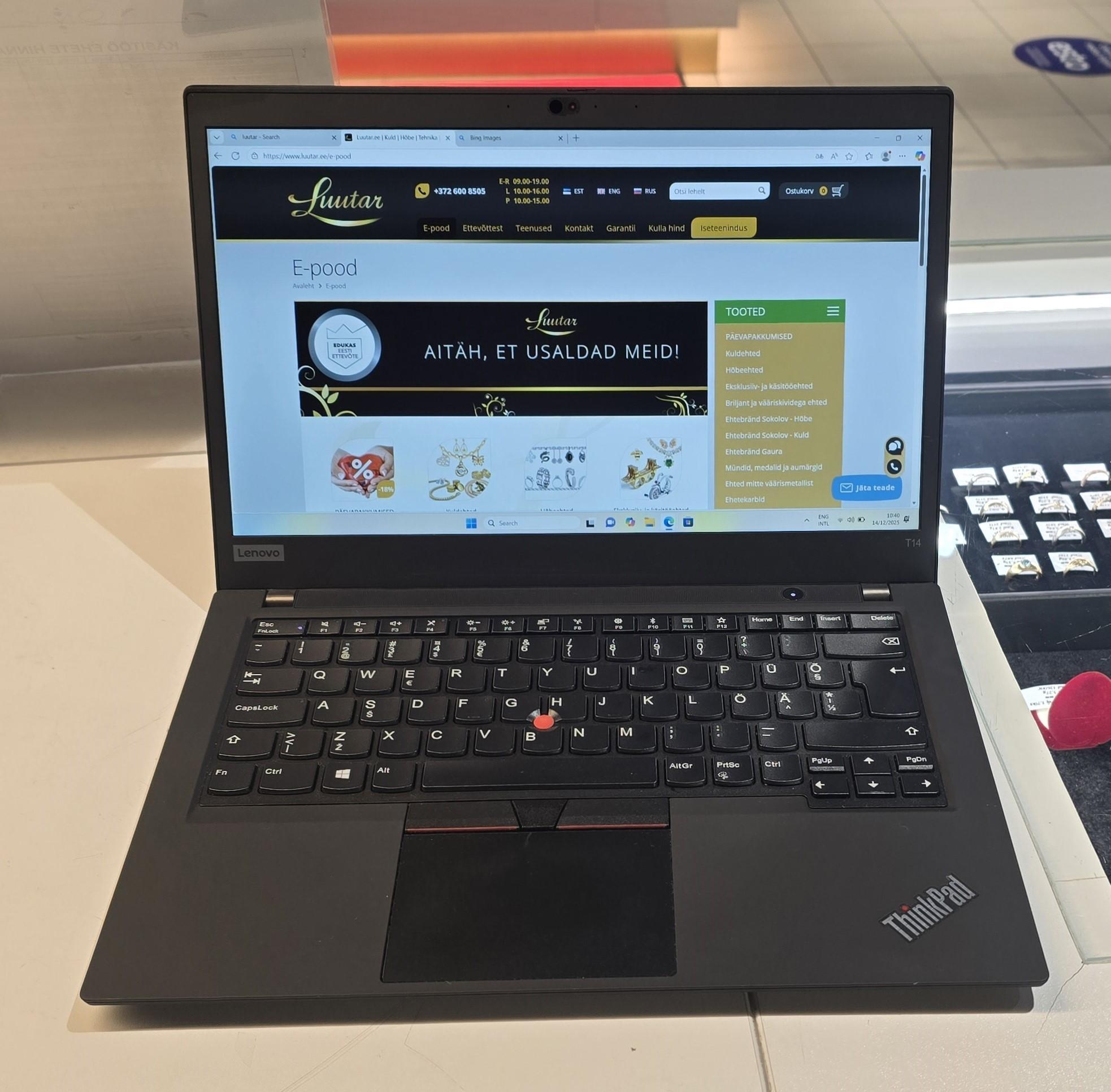 Tootefoto - Sülearvuti Lenovo ThinkPadT14