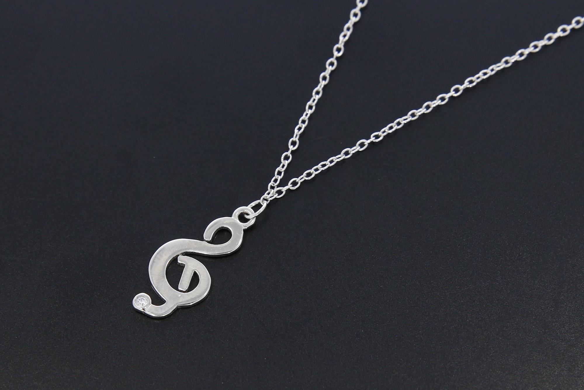 Tootefoto - Hõbekaelakett kuloniga 925*