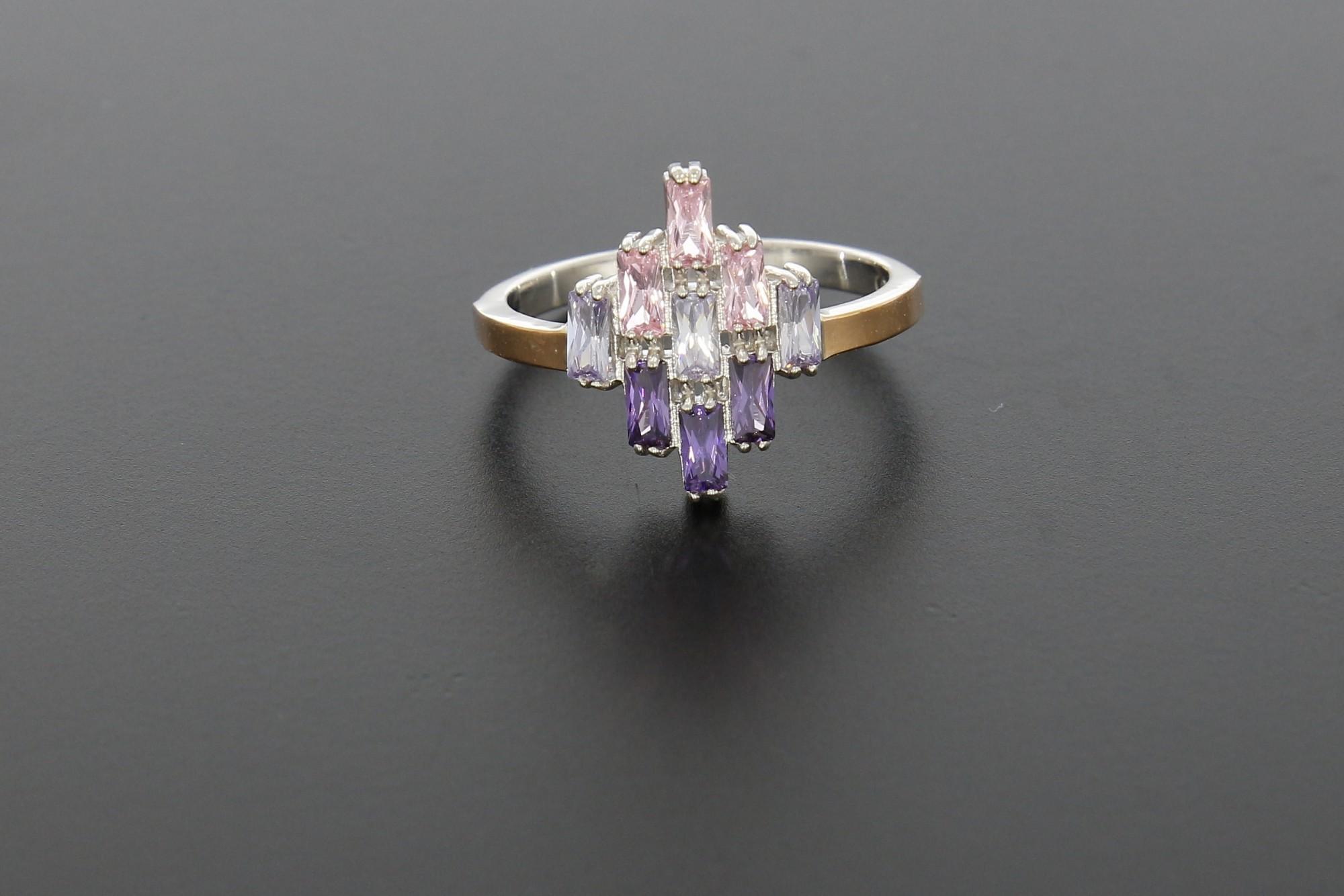 Tootefoto - Hõbesõrmus 925* + 375* Deva Jewelry