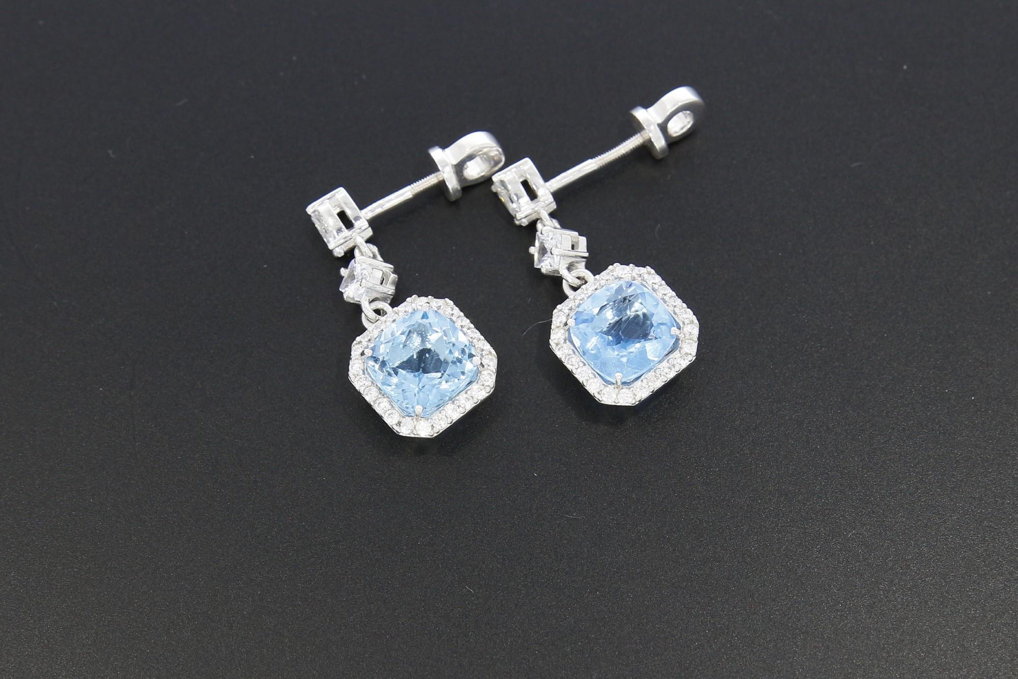 Tootefoto - Hõbekõrvarõngad 925* Topaasid+ Tsirkoonid! Golden Silv